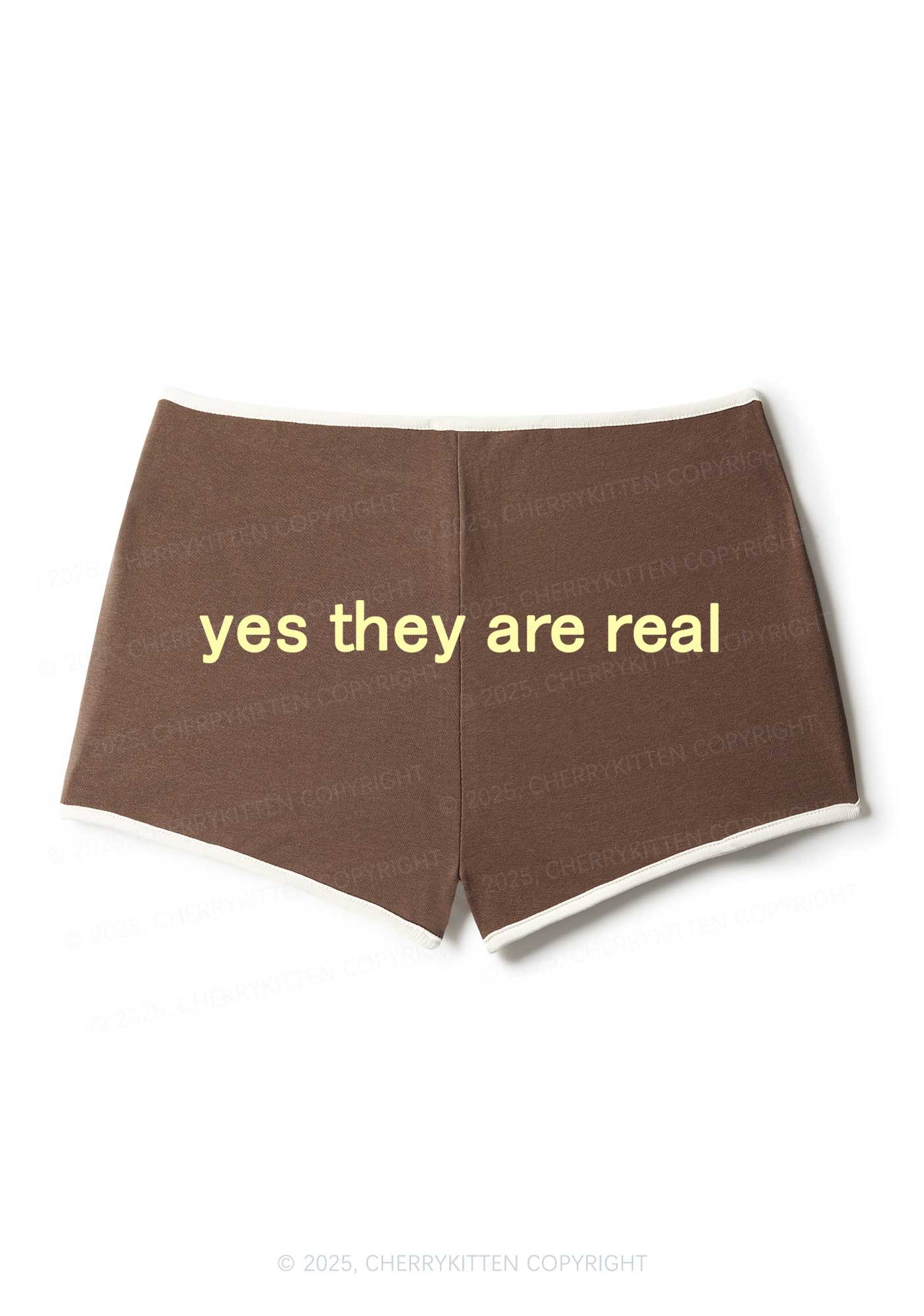 Yes They Are Real Y2K Booty Shorts Cherrykitten