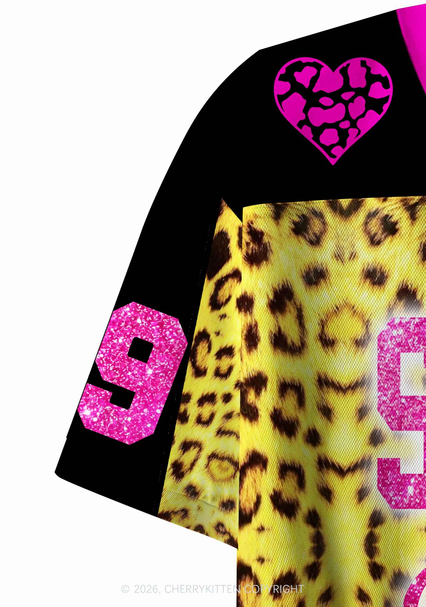 Slxt For Daddy Dom Leopard Y2K Crop Sport Jersey Shirts Cherrykitten
