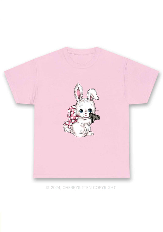 Bunny Shooting Y2K Chunky Shirt Cherrykitten