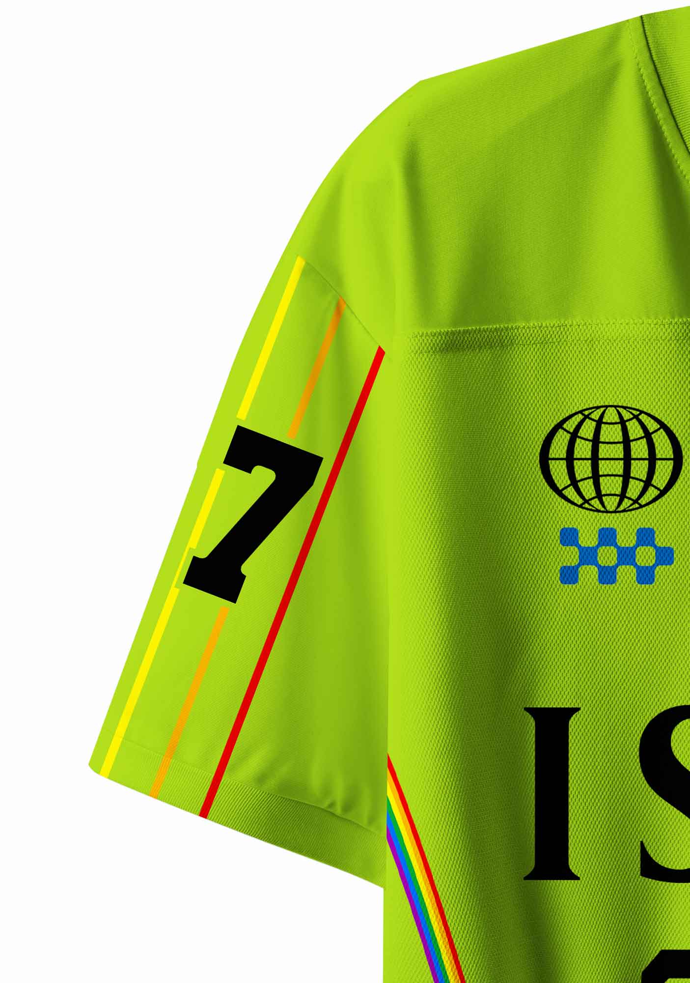 Green I Suffer From Gay Thoughts Pride Y2K Crop Sport Jersey Shirts Cherrykitten