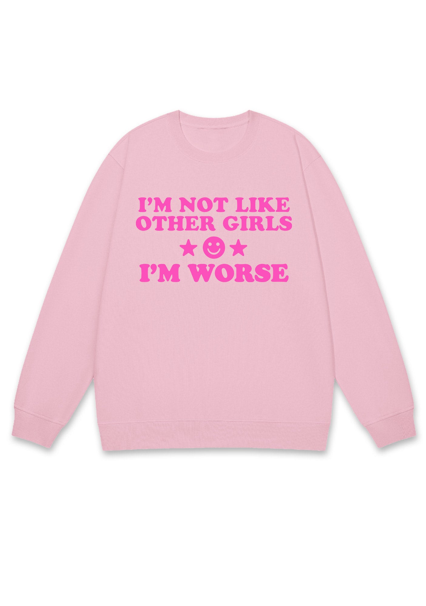 I'm Worse Y2K Sweatshirt