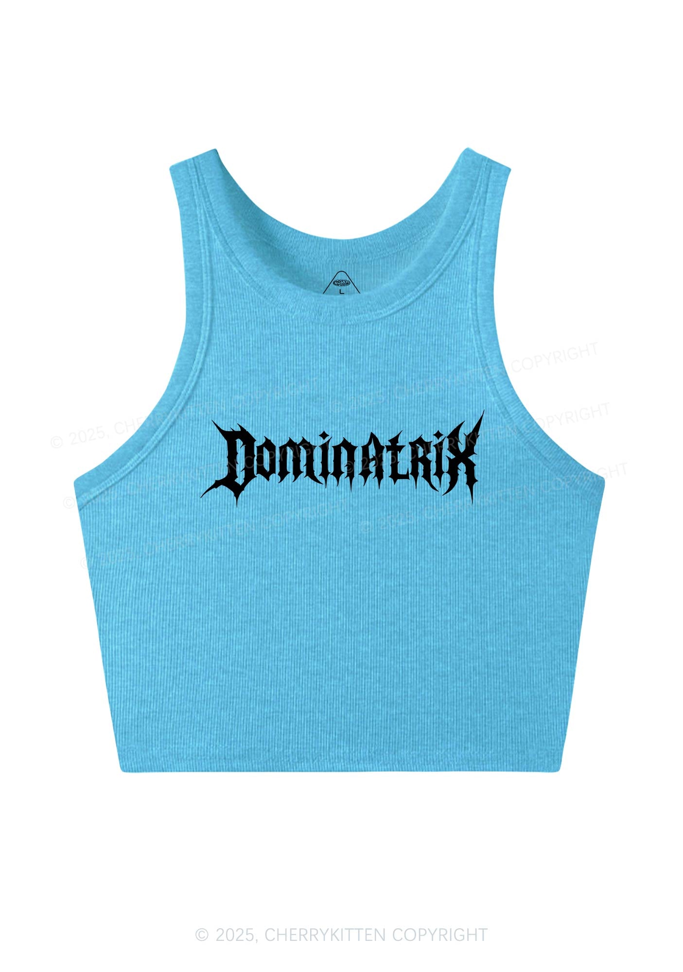 Dominatrix Y2K Crop Tank Top Cherrykitten