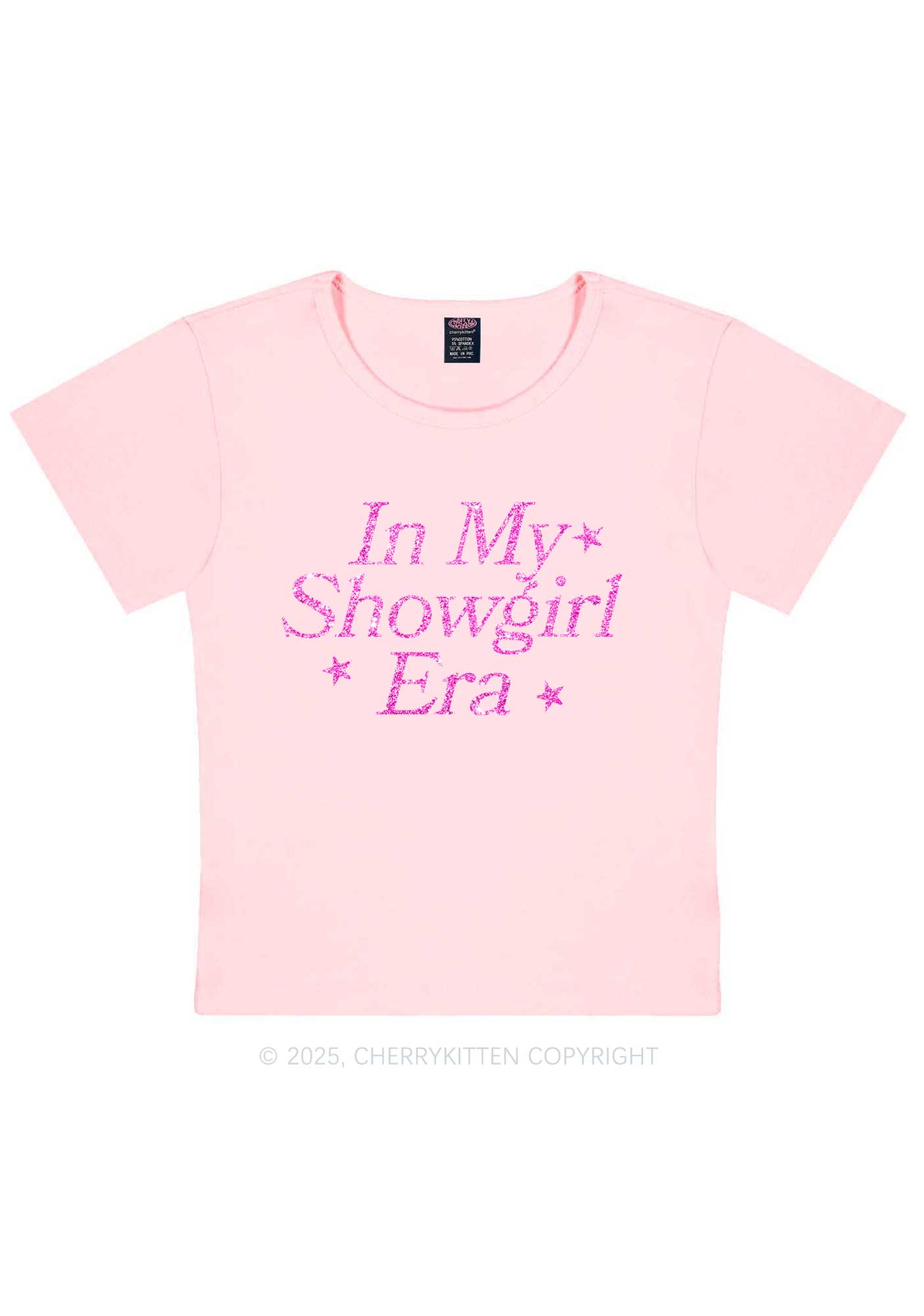 Glitter In My Era TS Y2K Baby Tee Cherrykitten