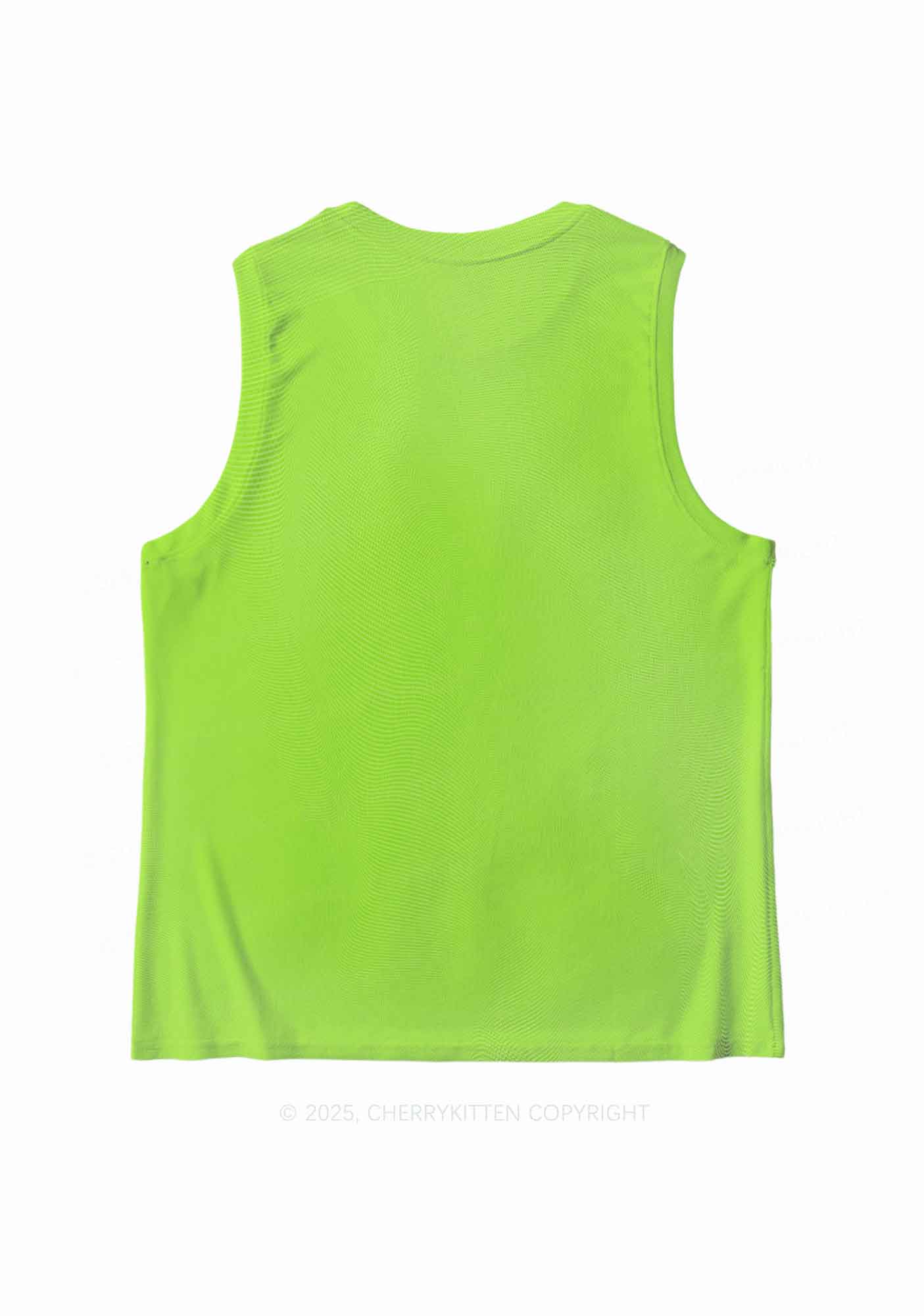 Brat Summer Y2K Mesh Muscle Tank Cherrykitten