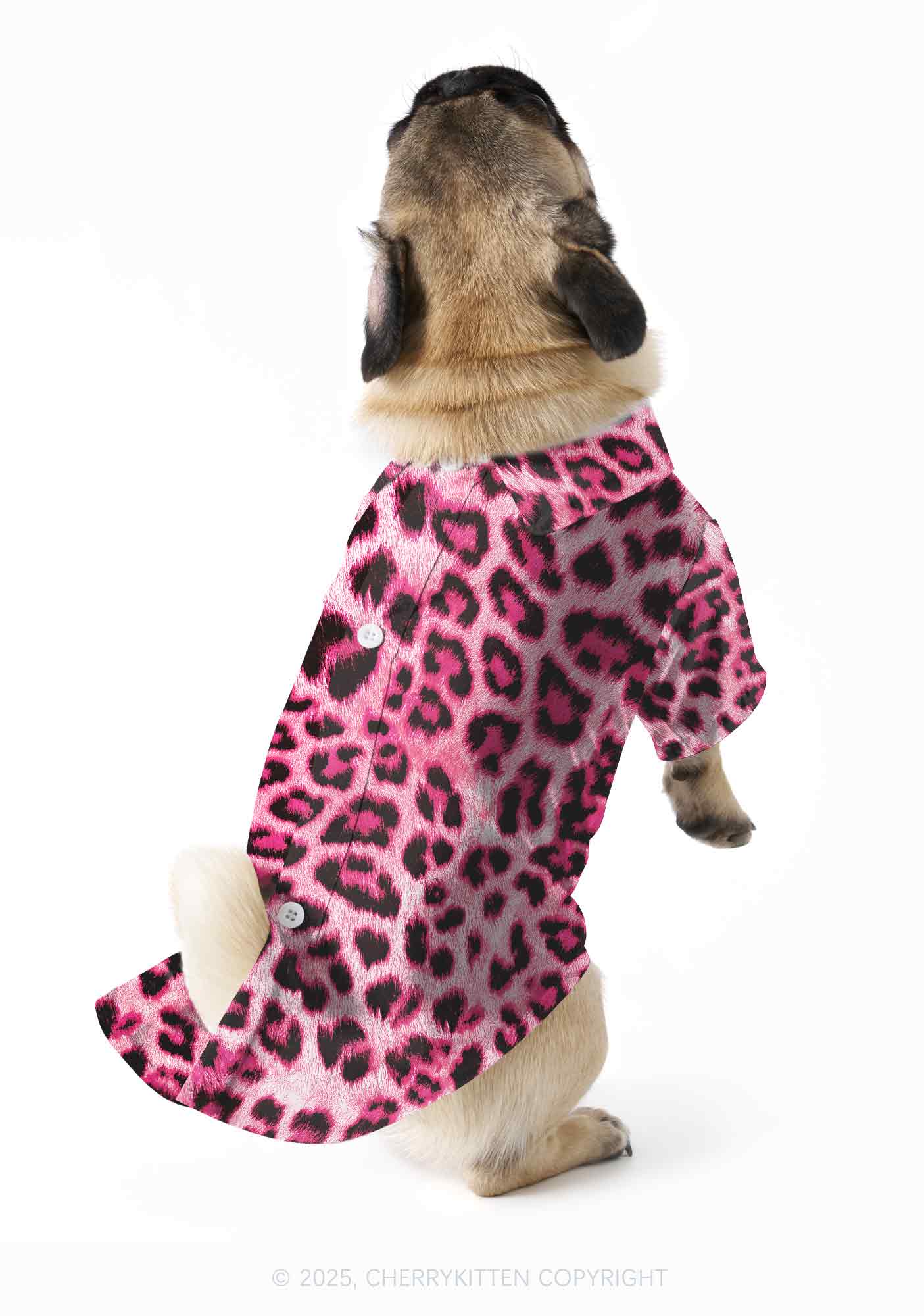 Pink Leopard Y2K Pet Shirts Cherrykitten