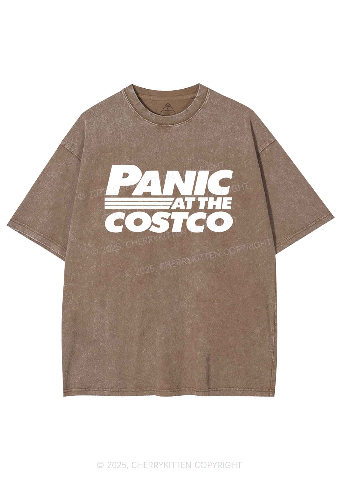 Panic Costco Y2K Shirts Washed Tee Cherrykitten