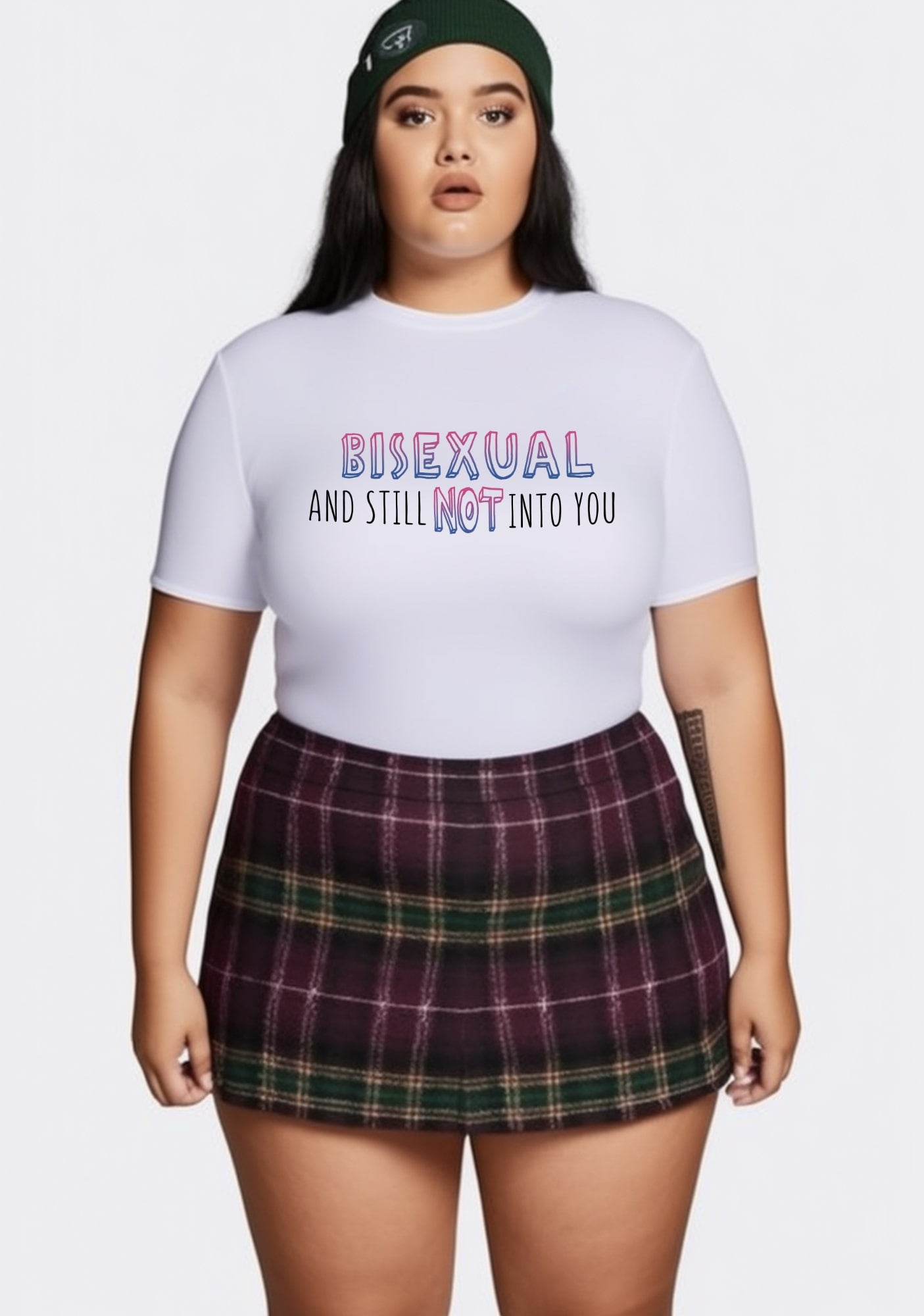 Curvy Bisexual And Still Not Into You Baby Tee