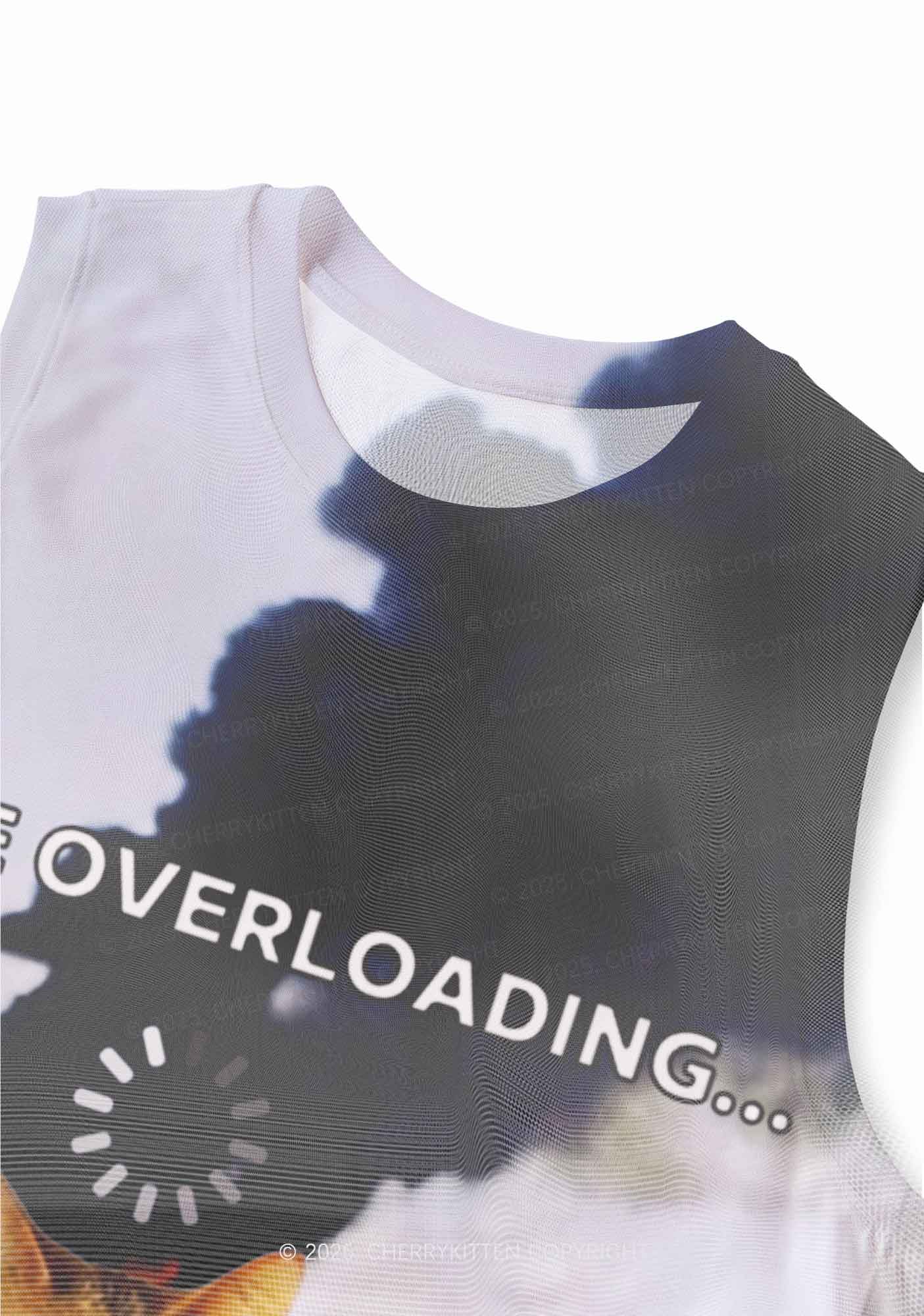 The Overloading Cat Y2K Mesh Muscle Tank Cherrykitten