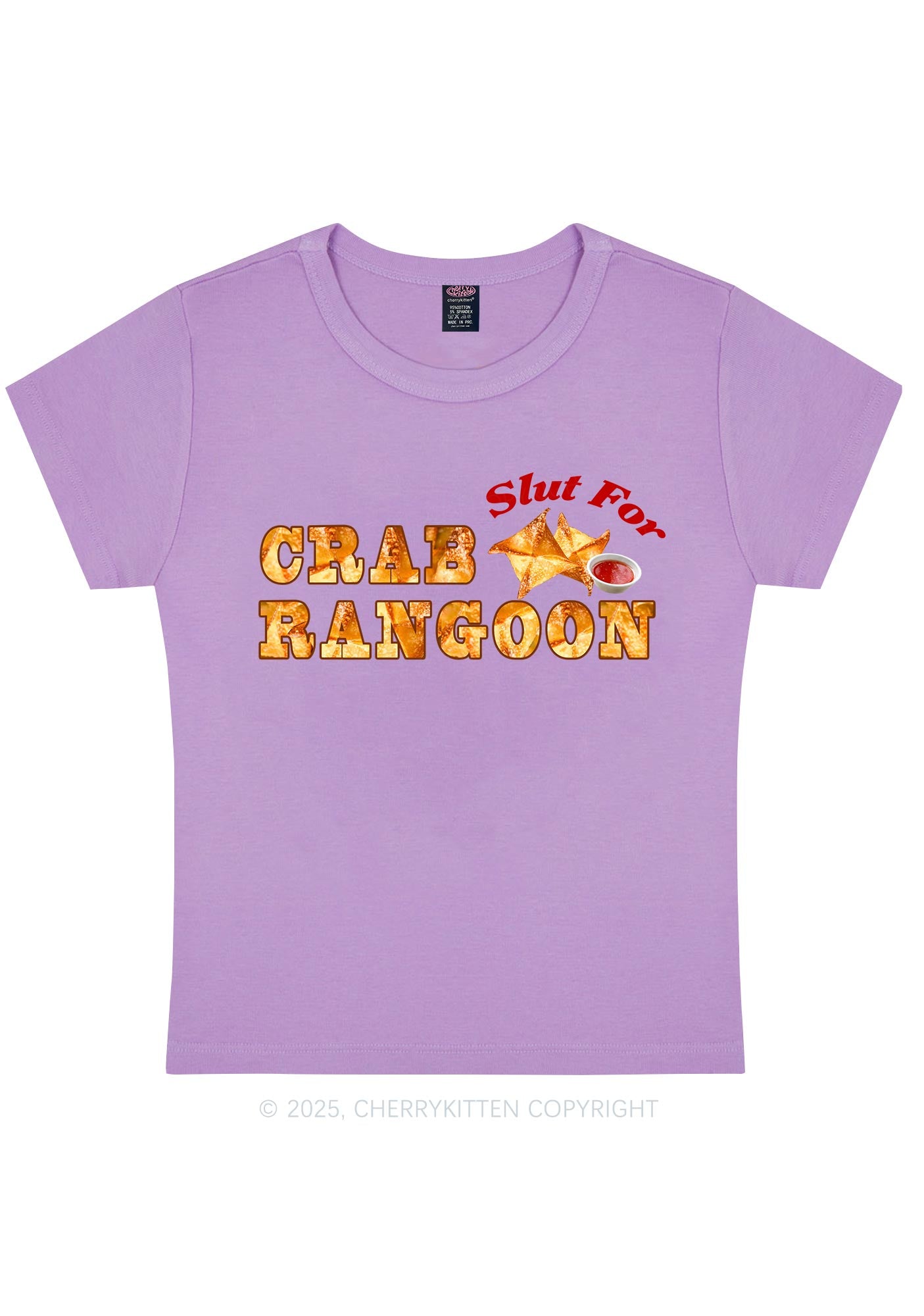 Slxt For Carb Rangoon Y2K Baby Tee Cherrykitten