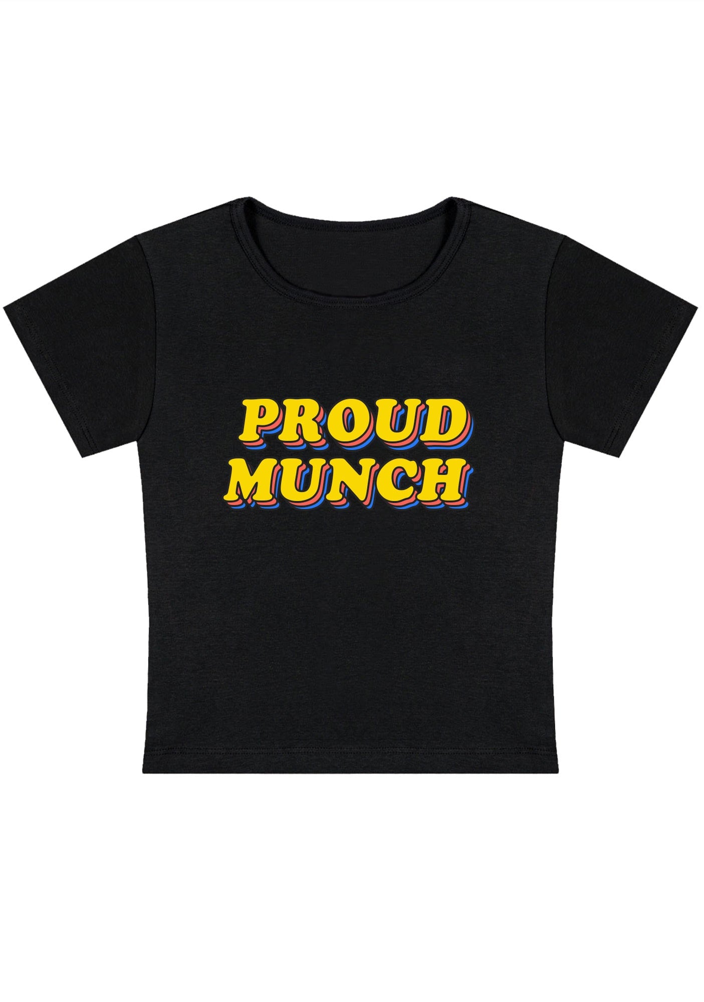 Curvy Proud Munch Baby Tee