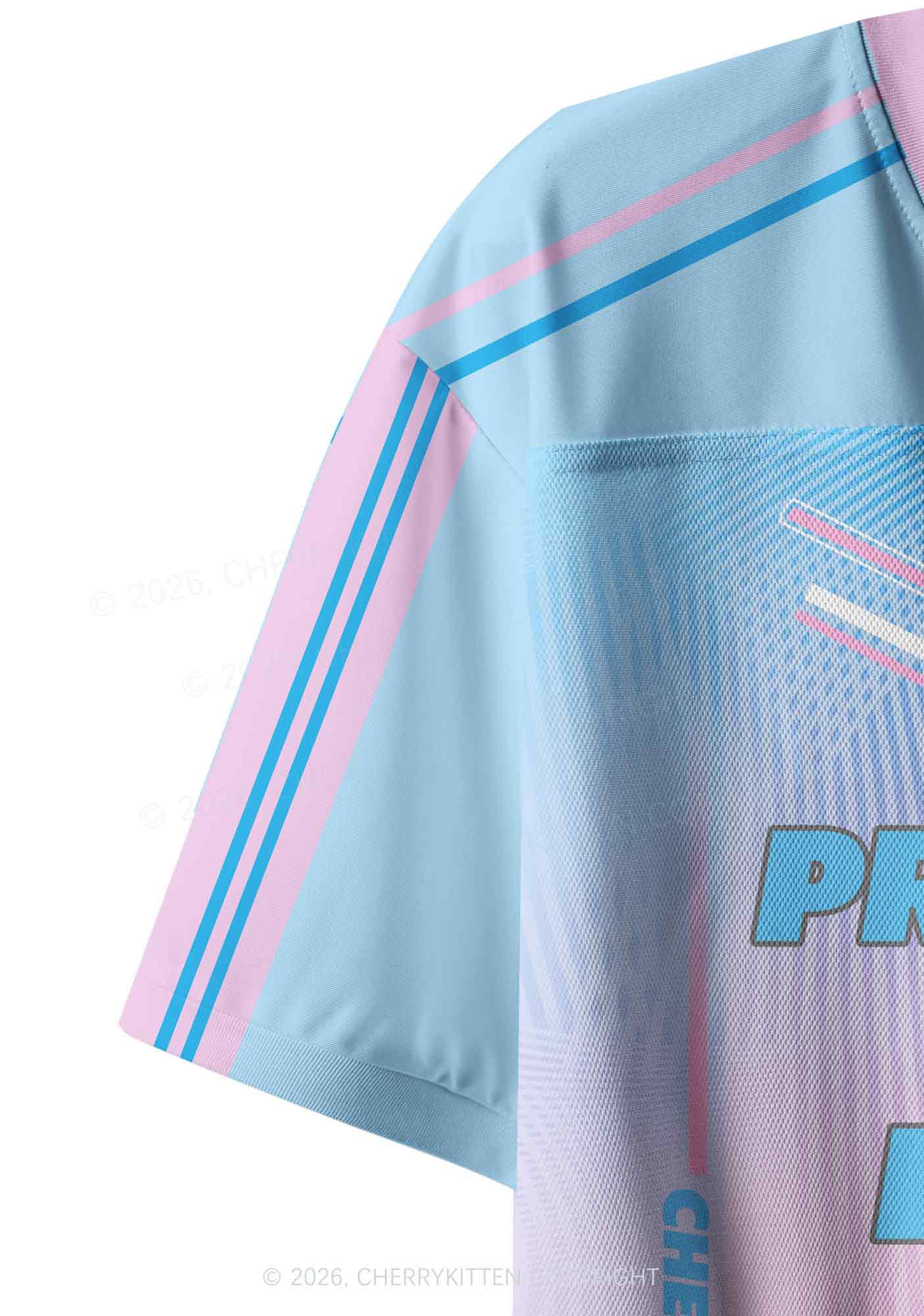 Protect The Dolls Pride Y2K Crop Sport Jersey Shirts Cherrykitten