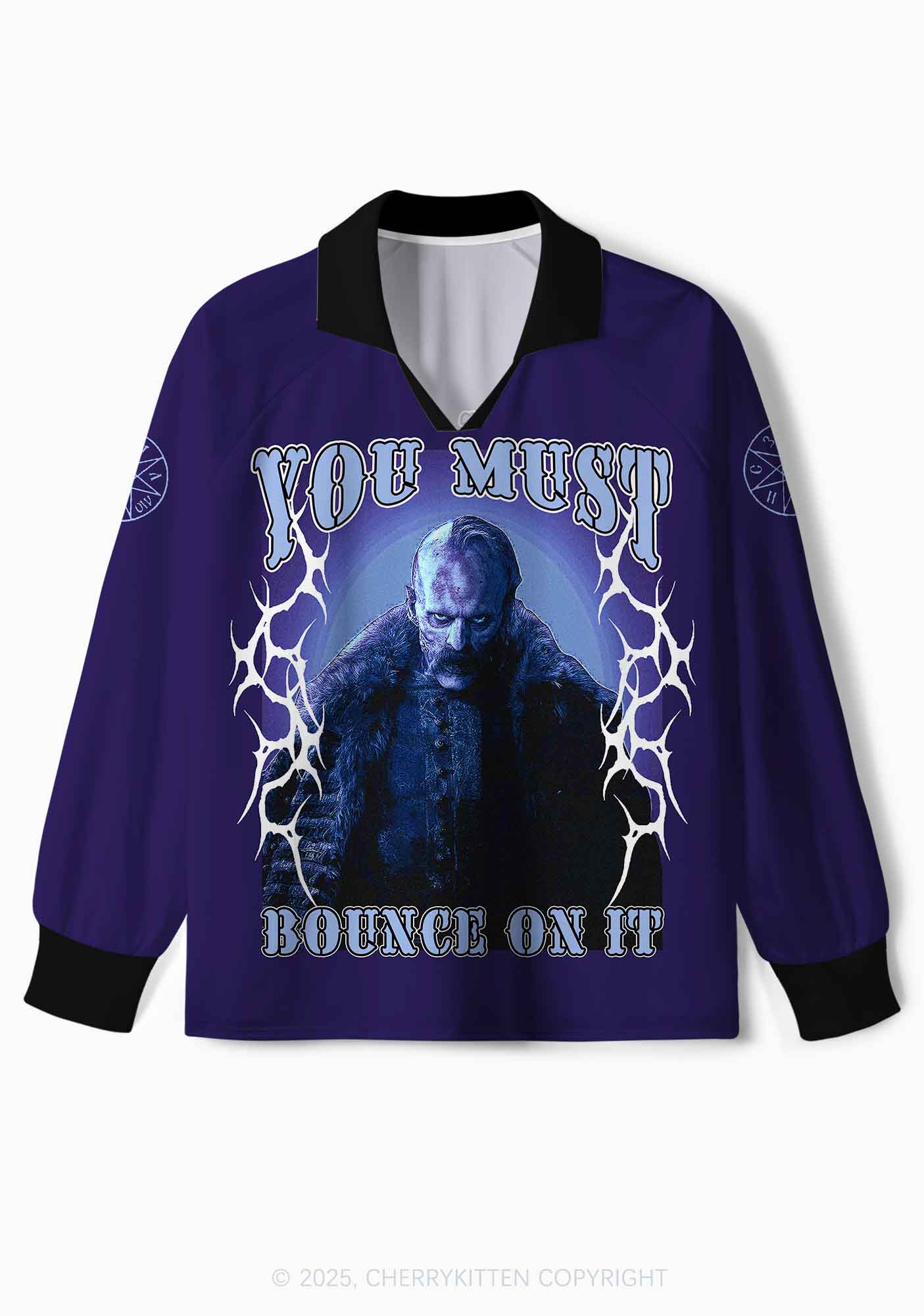 Custom Halloween Bounce On It Y2K Sport Long Sleeve Jersey Shirts Cherrykitten