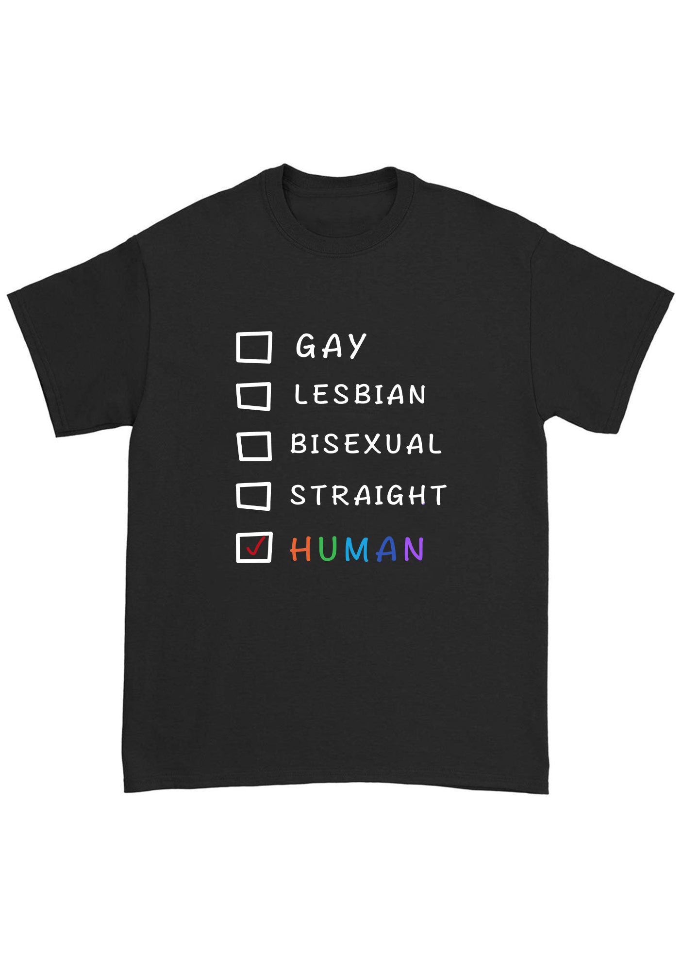 Gay Lesbian Bisexual Straight Human Chunky Shirt