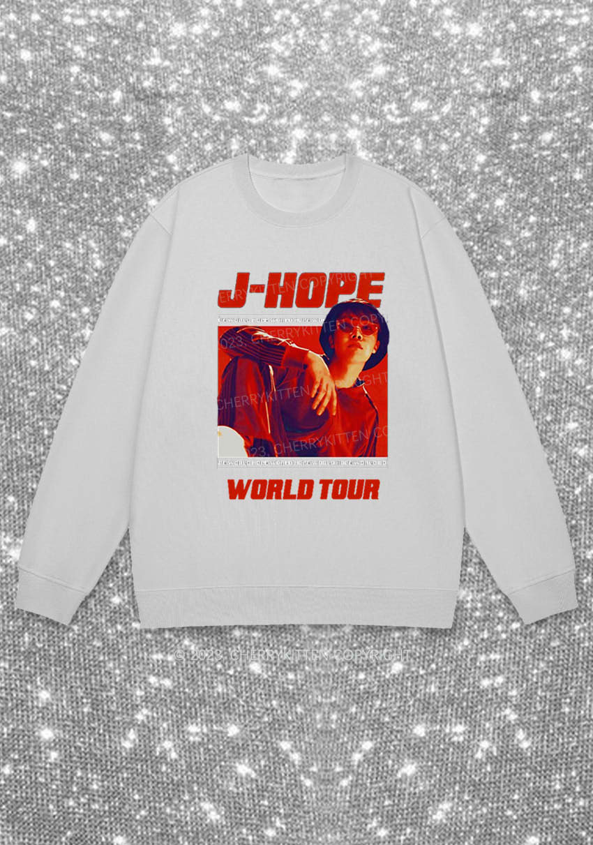 JH World Tour Kpop Y2K Sweatshirt Cherrykitten