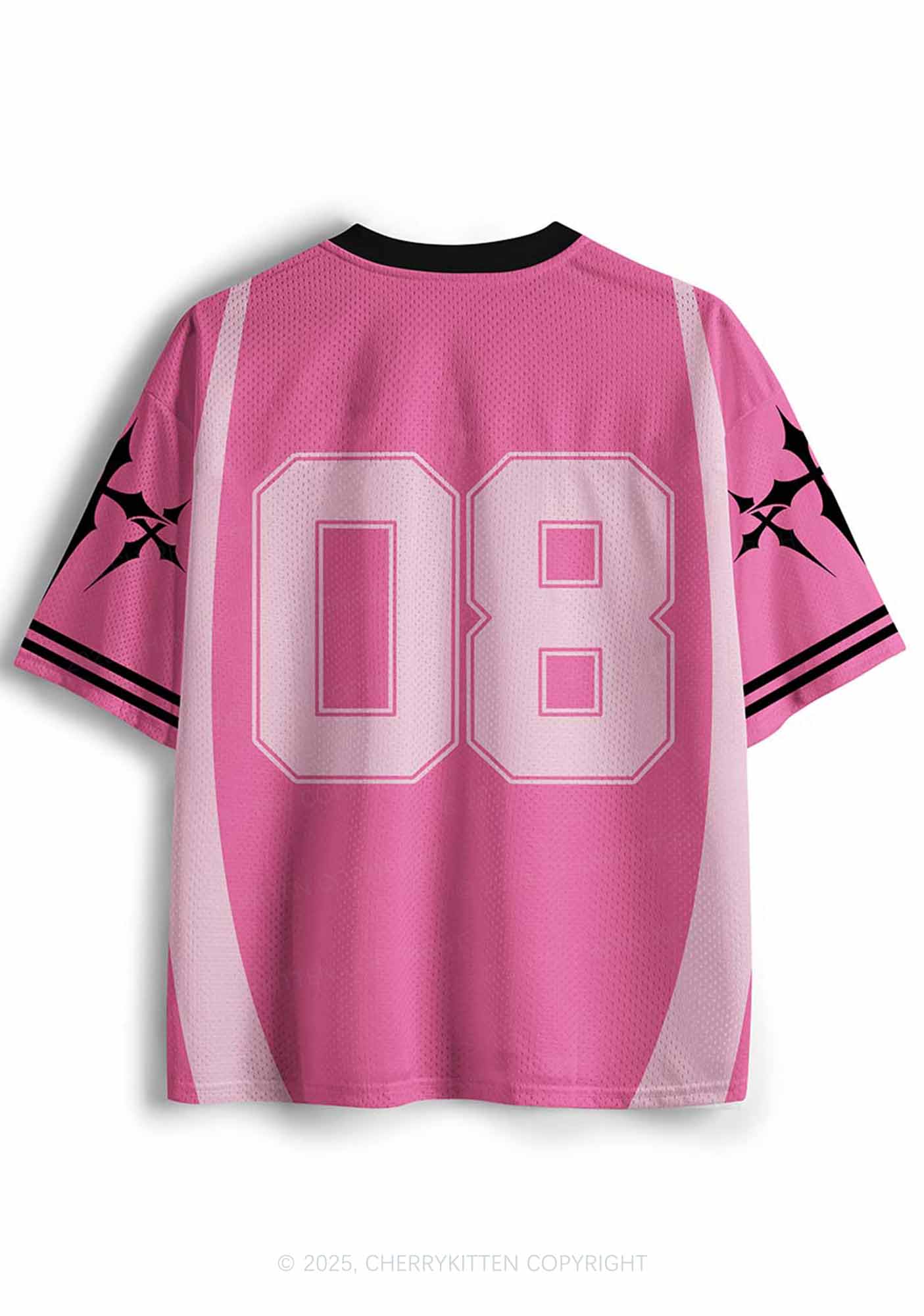 Custom Pink Cxxt Star Y2K Sport Jersey Shirts Cherrykitten