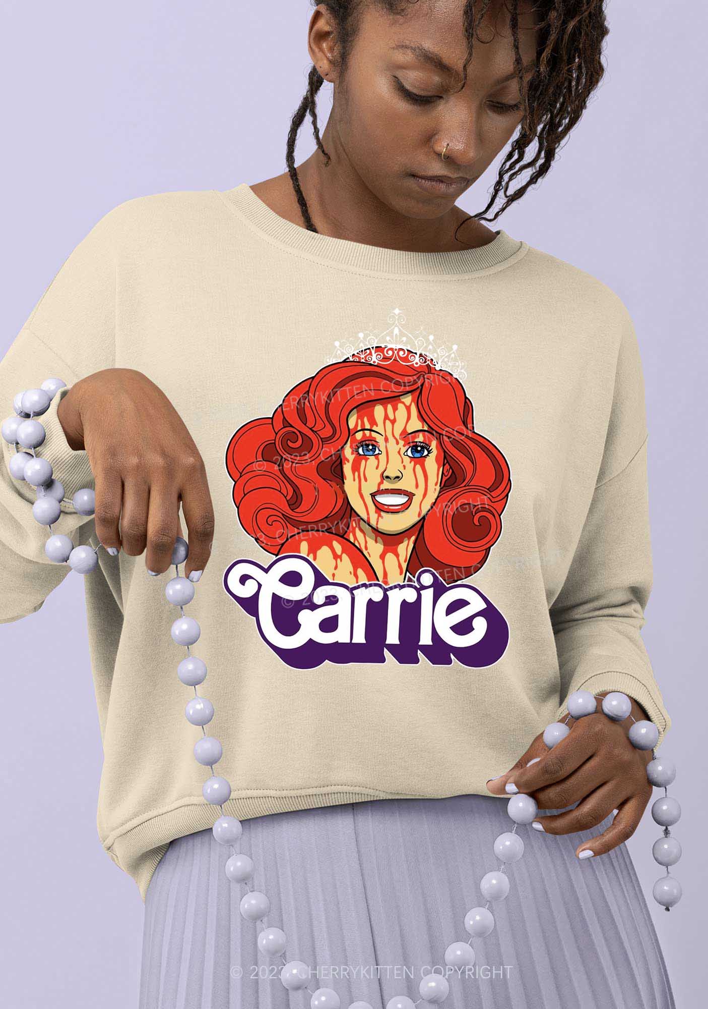 Carrie Queen Y2K Sweatshirt Cherrykitten