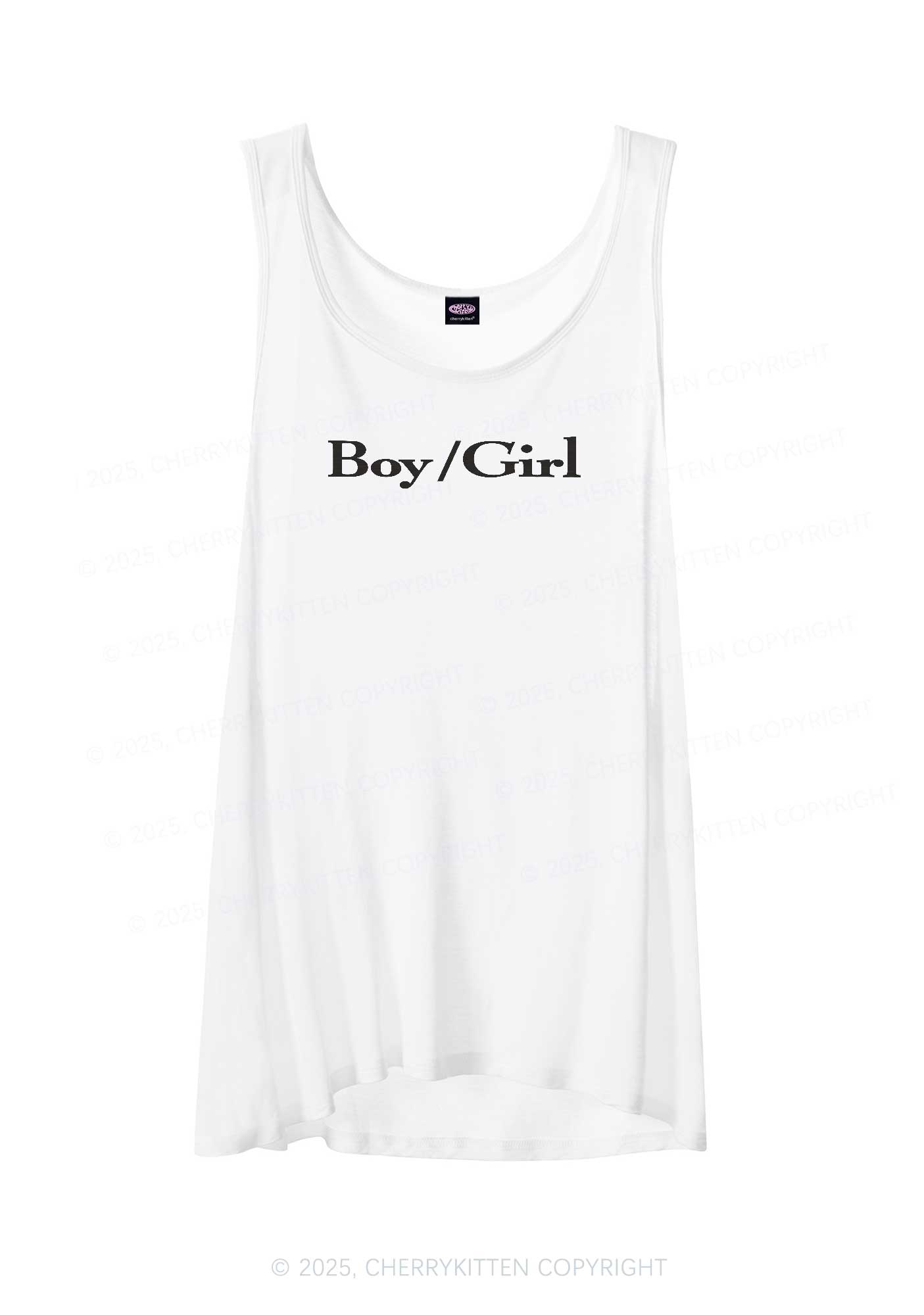 Boy Or Girl Pride Y2K Sheer Boyfriend Tank Cherrykitten