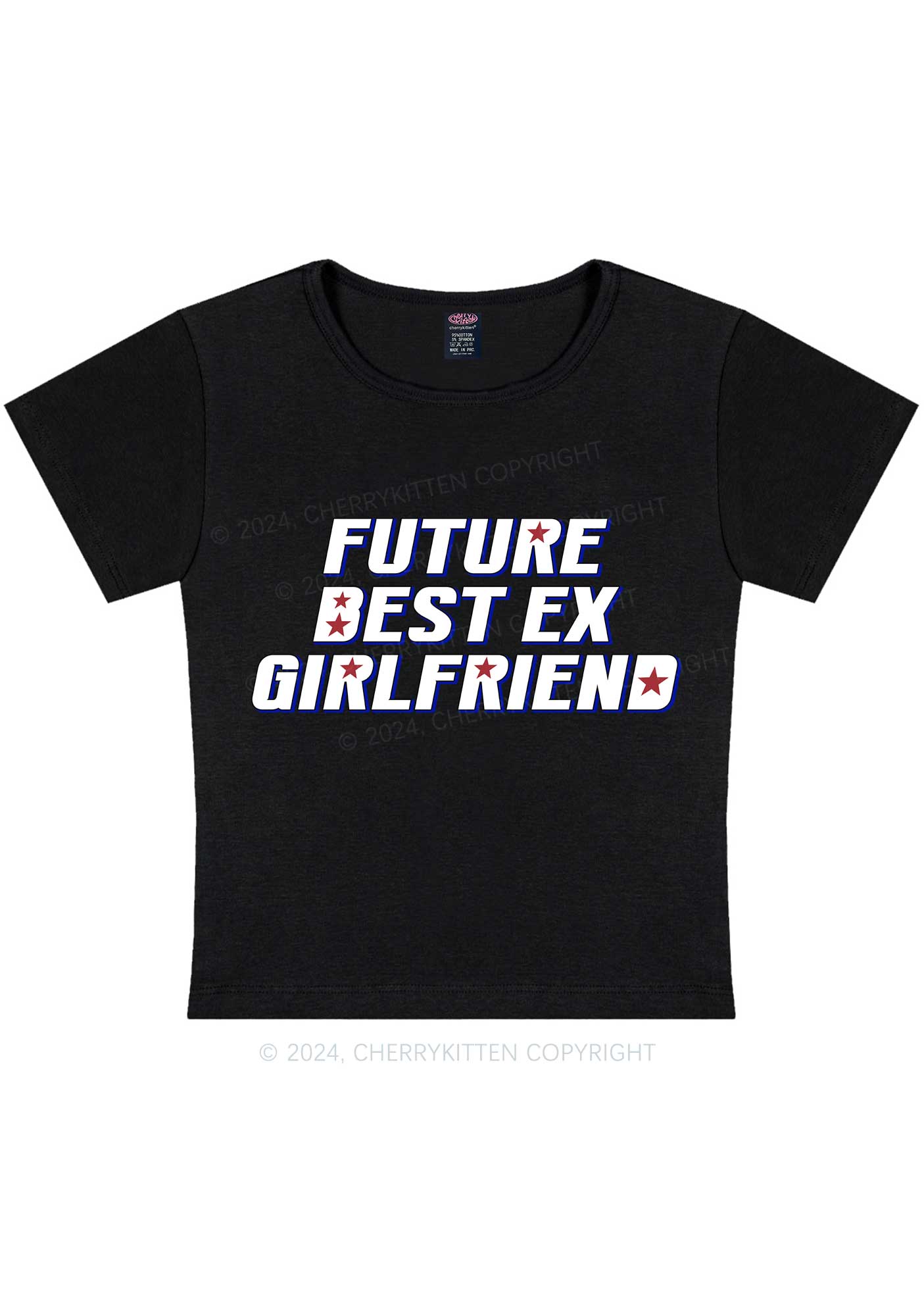 Future Best Ex GF Y2K Baby Tee Cherrykitten
