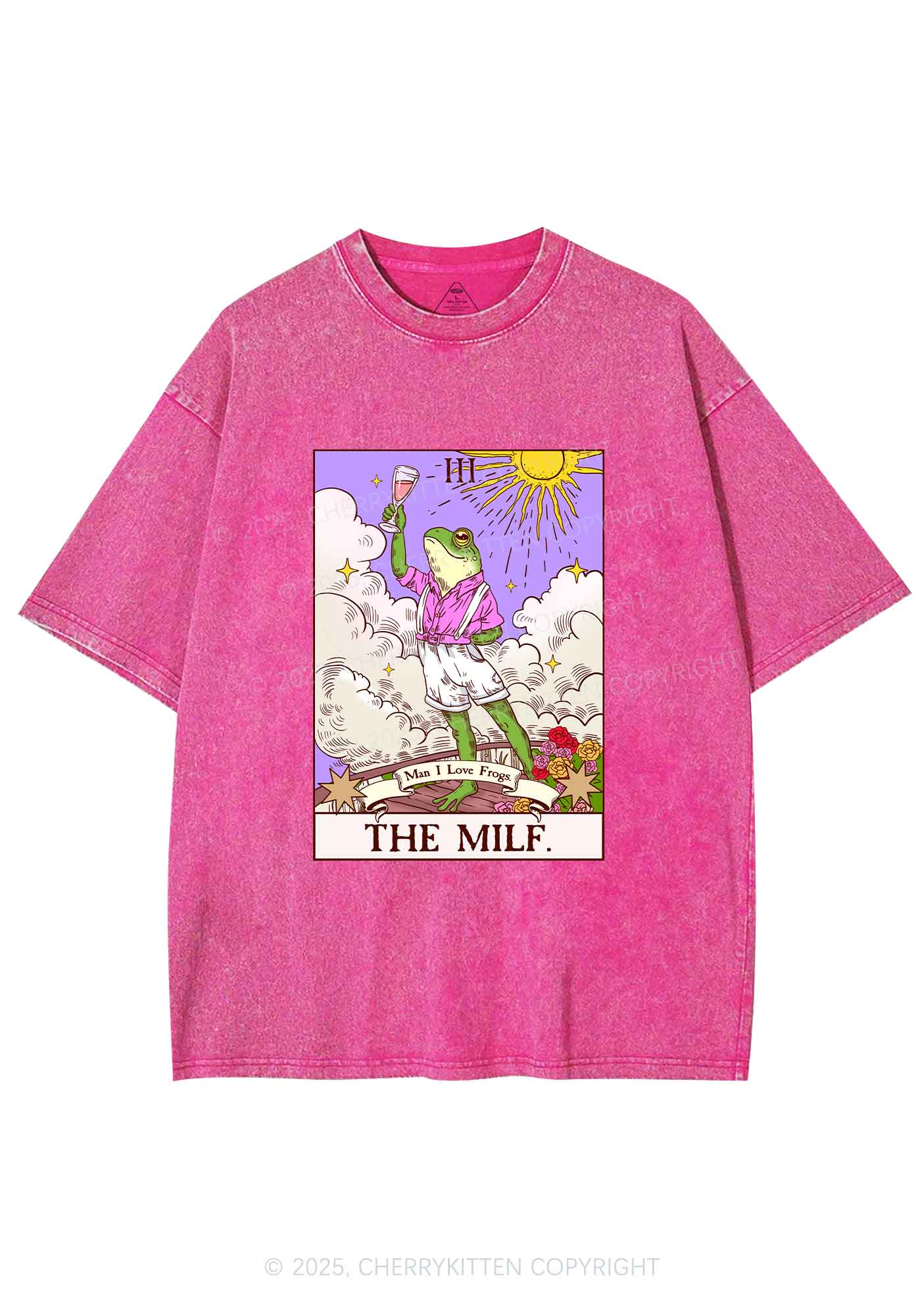 The Mxxf Frog Y2K Shirts Washed Tee Cherrykitten