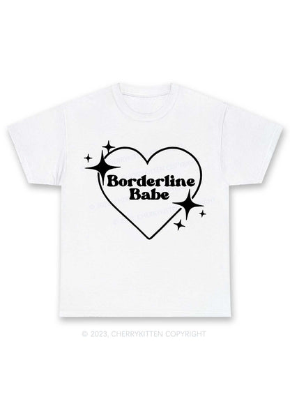 Borderline Personality Babe Y2K Chunky Shirt Cherrykitten