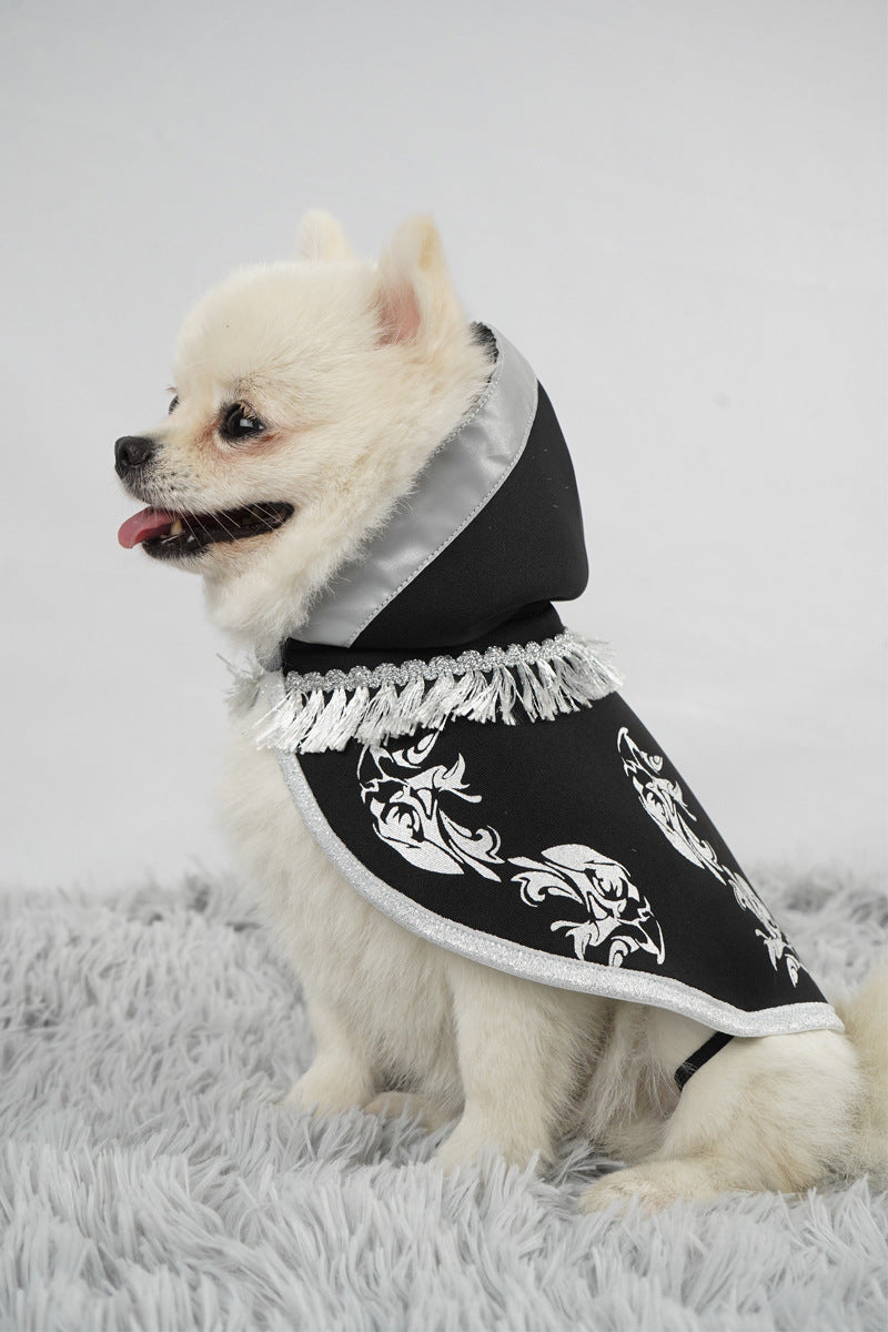 Black Cape Y2K Halloween Pet Dog Costume