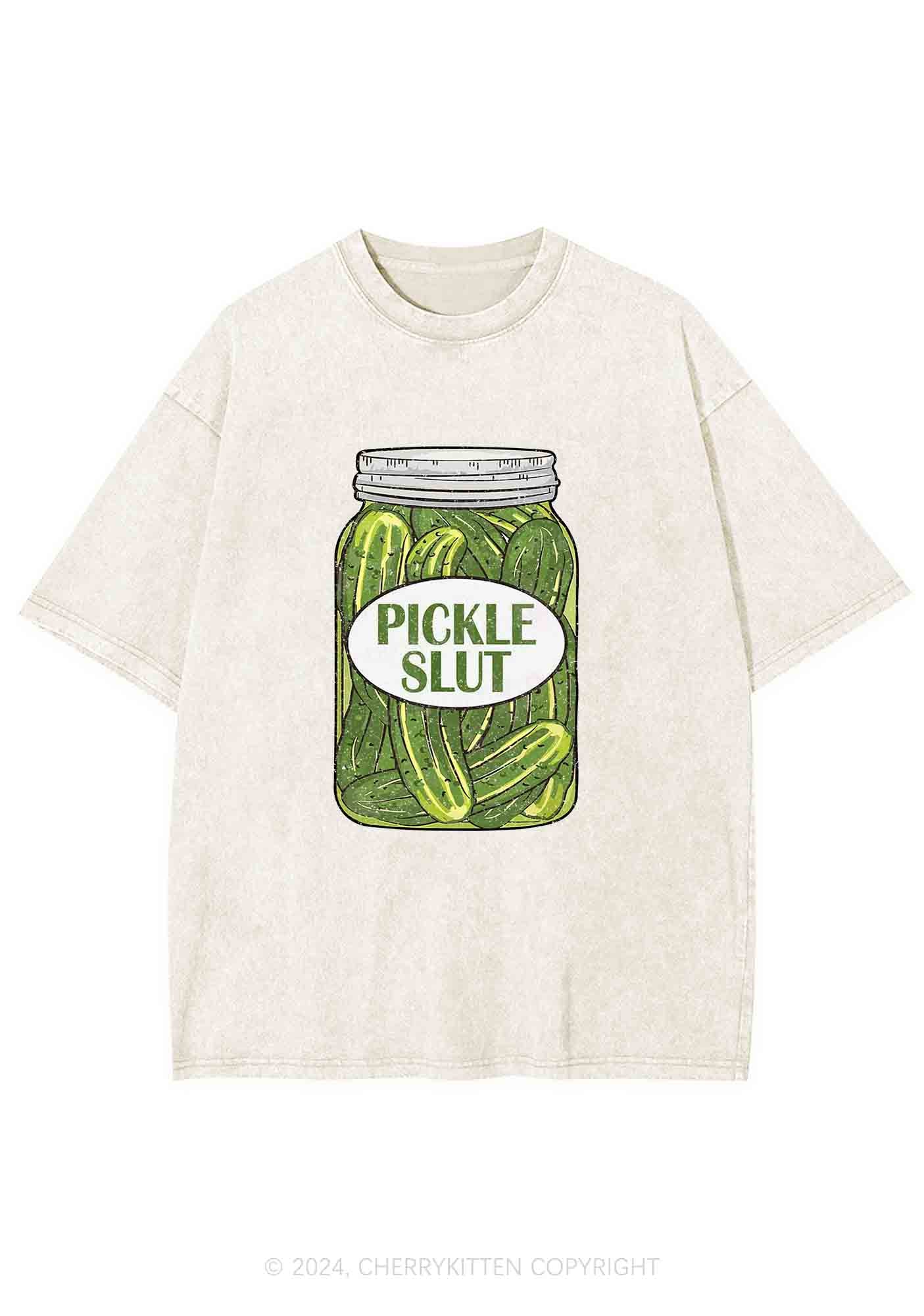 Pickle Slxt Y2K Washed Tee Cherrykitten