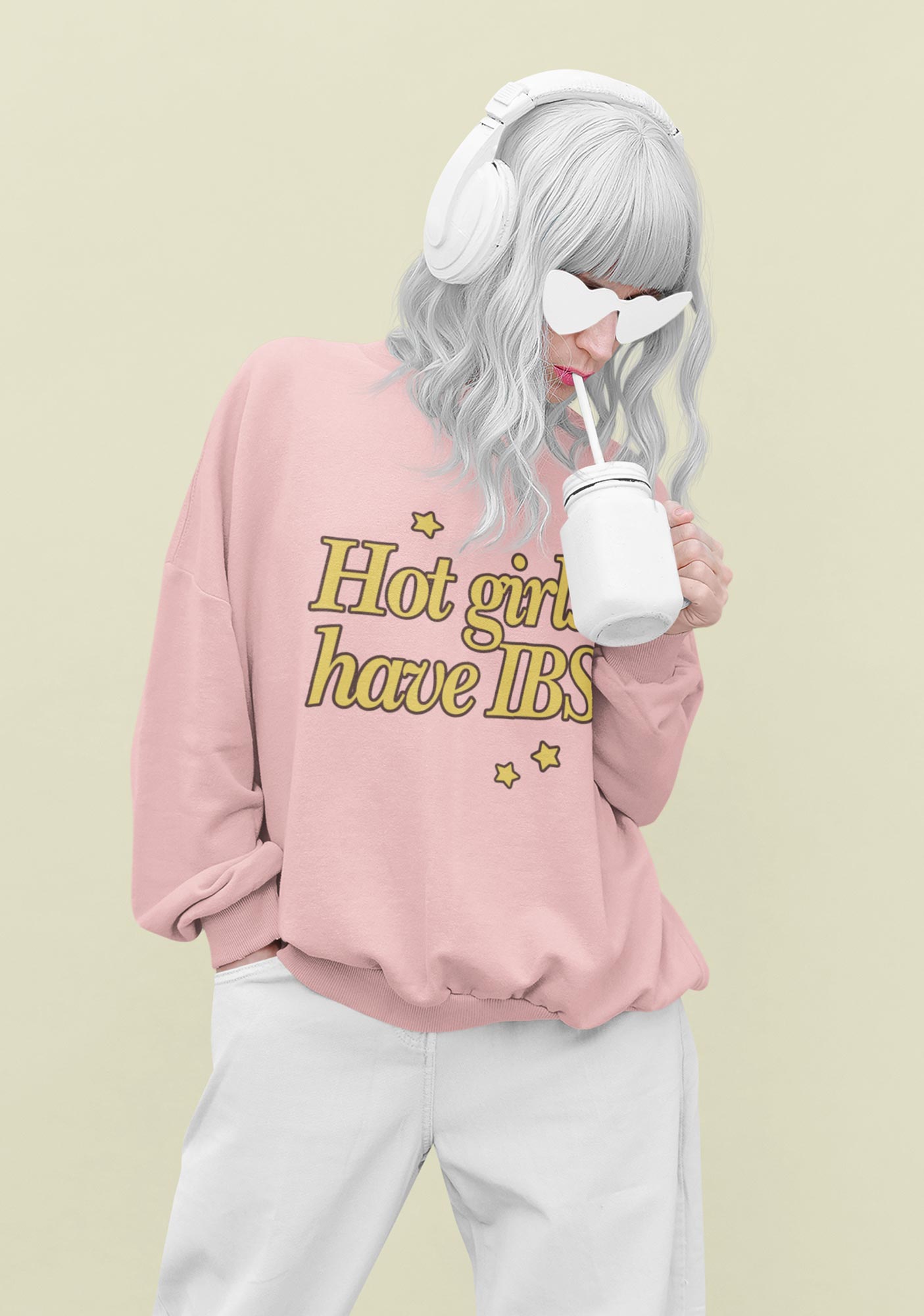 Hot Girls Have IBS Y2K Sweatshirt