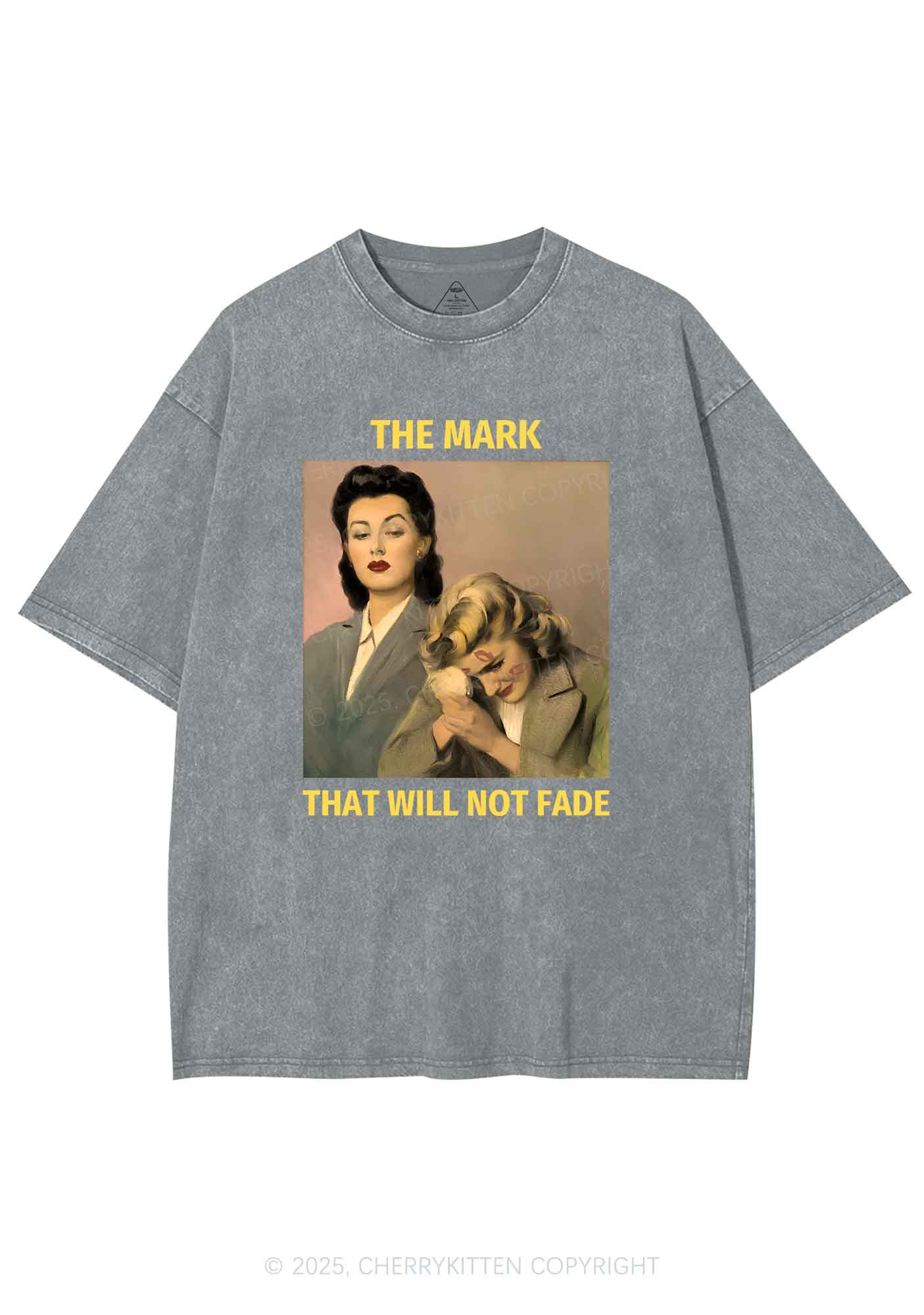 Mark Will Not Fade Pride Y2K Shirts Washed Tee Cherrykitten