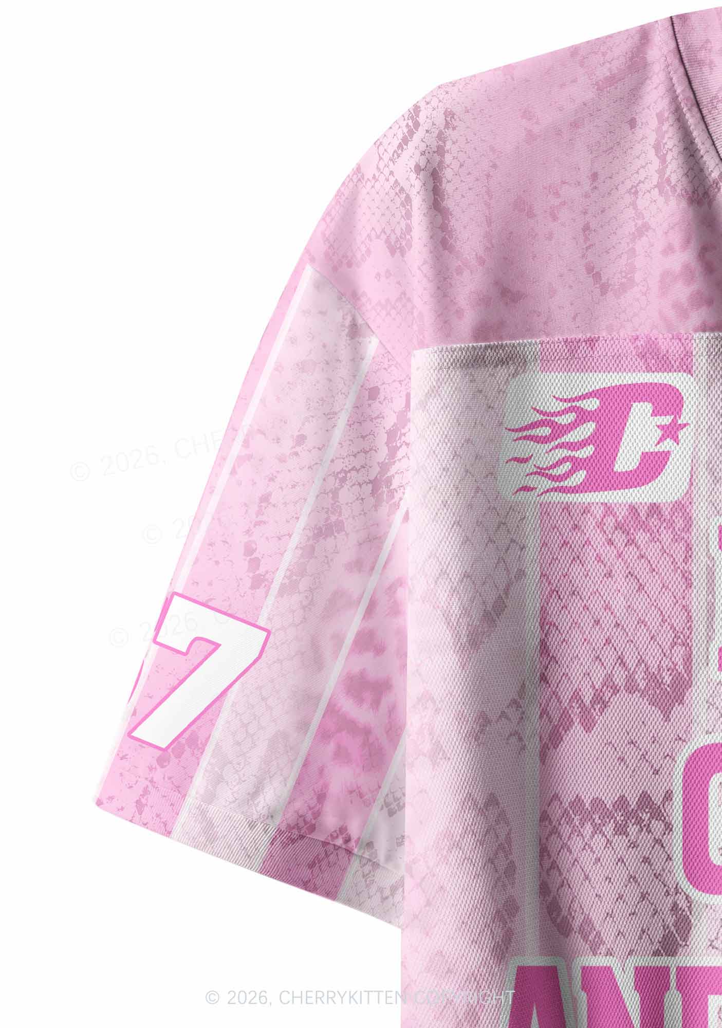 Pink I Support Gay Rights Pride Y2K Crop Sport Jersey Shirts Cherrykitten
