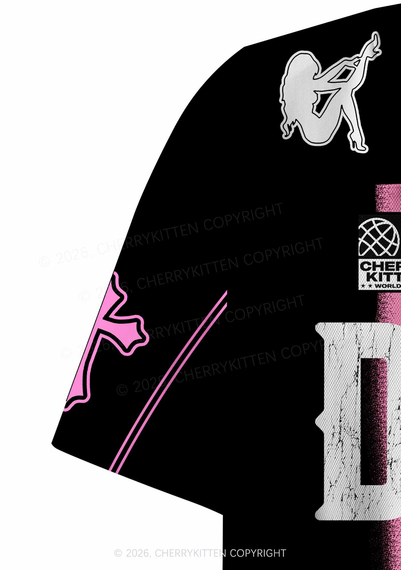 Retro Dyke Pride Y2K Crop Sport Jersey Shirts Cherrykitten
