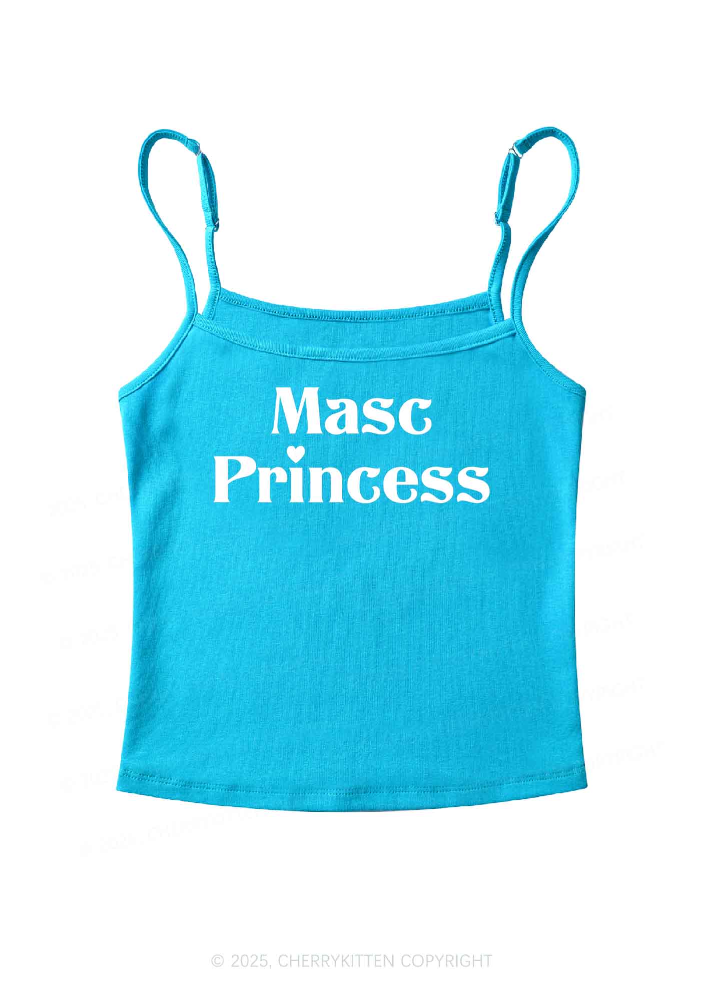 Masc Princess Pride Y2K Spaghetti Strap Cami Cherrykitten