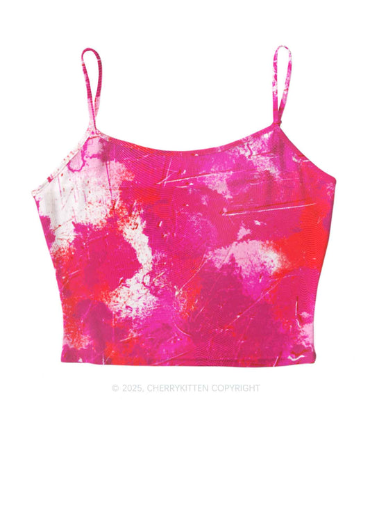 Lesbian Ink Pride Y2K Mesh Cami Tank Cherrykitten
