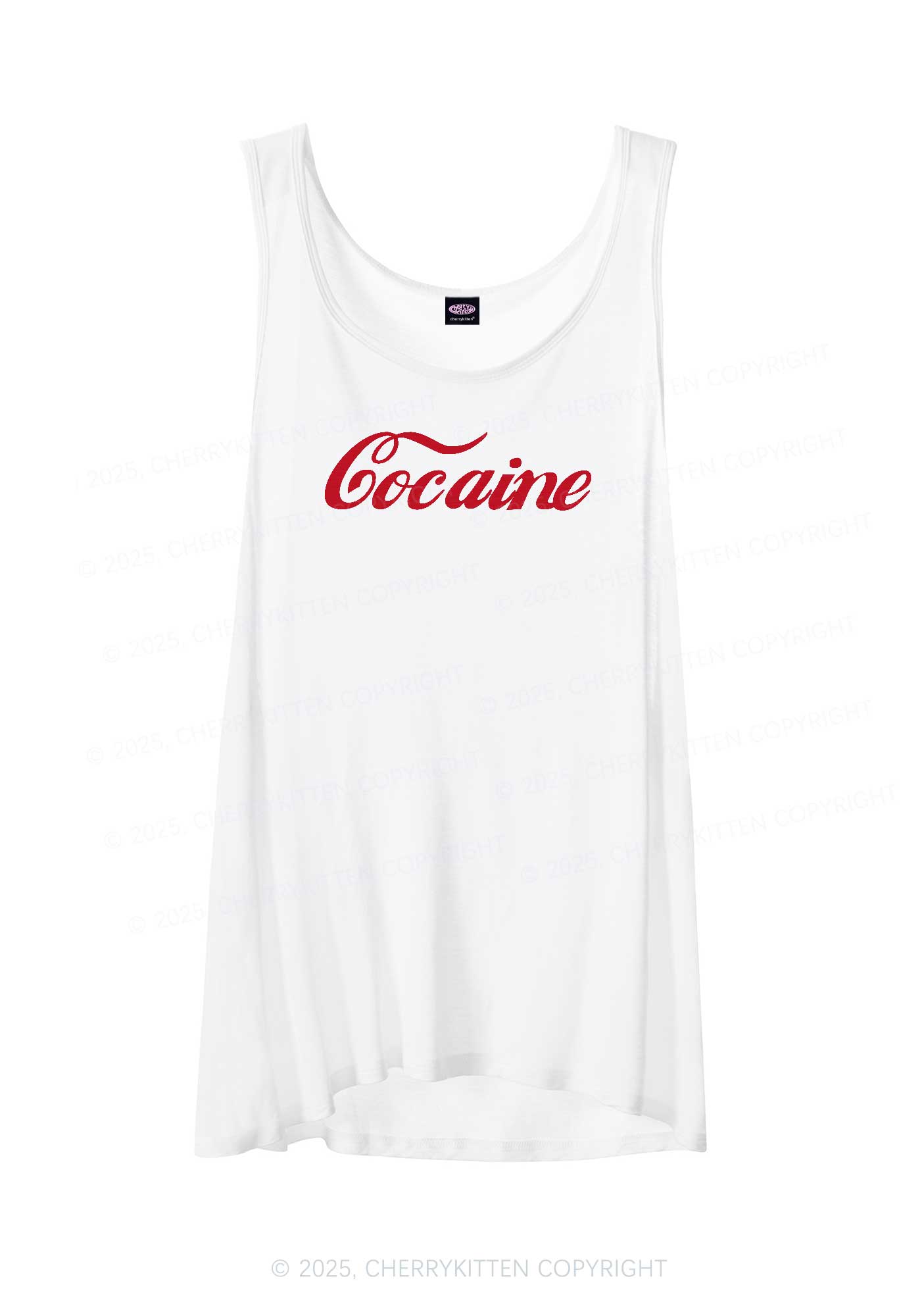 Special Cola Y2K Sheer Boyfriend Tank Cherrykitten