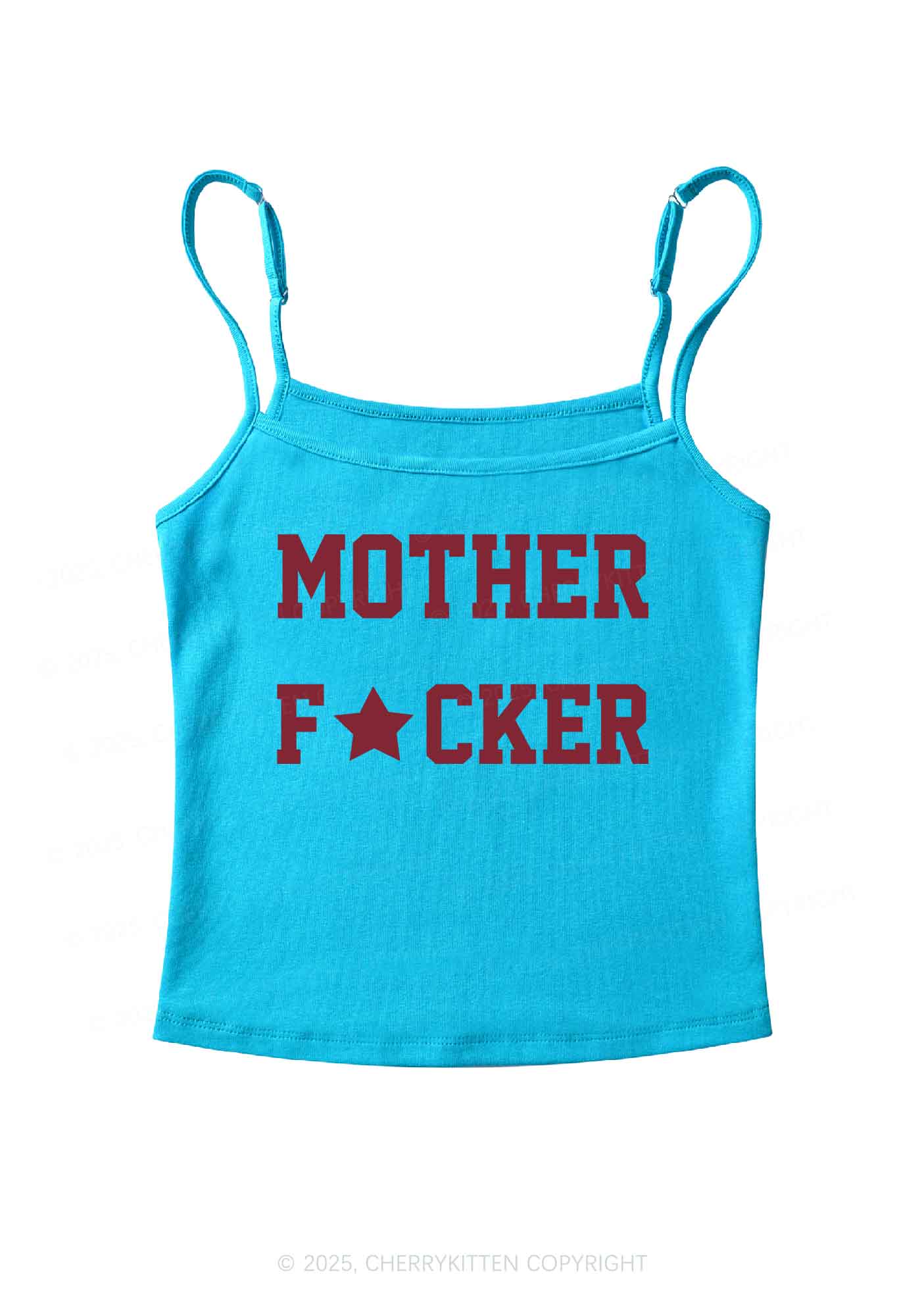 Motherfxcker Y2K Spaghetti Strap Cami Cherrykitten