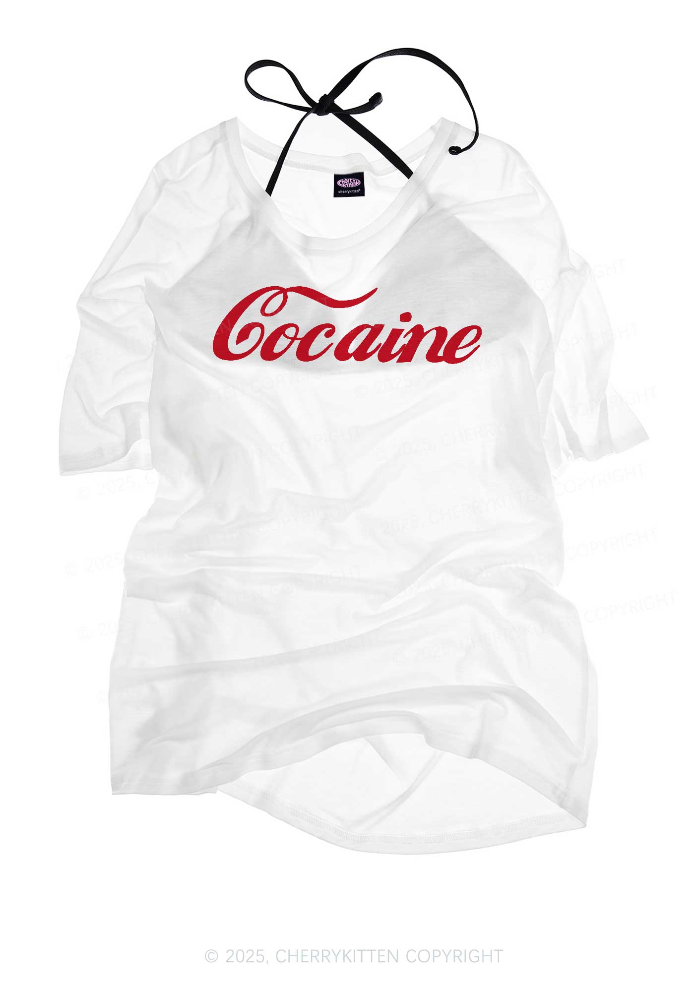 Special Cola Y2K Sheer Boyfriend Tee Cherrykitten