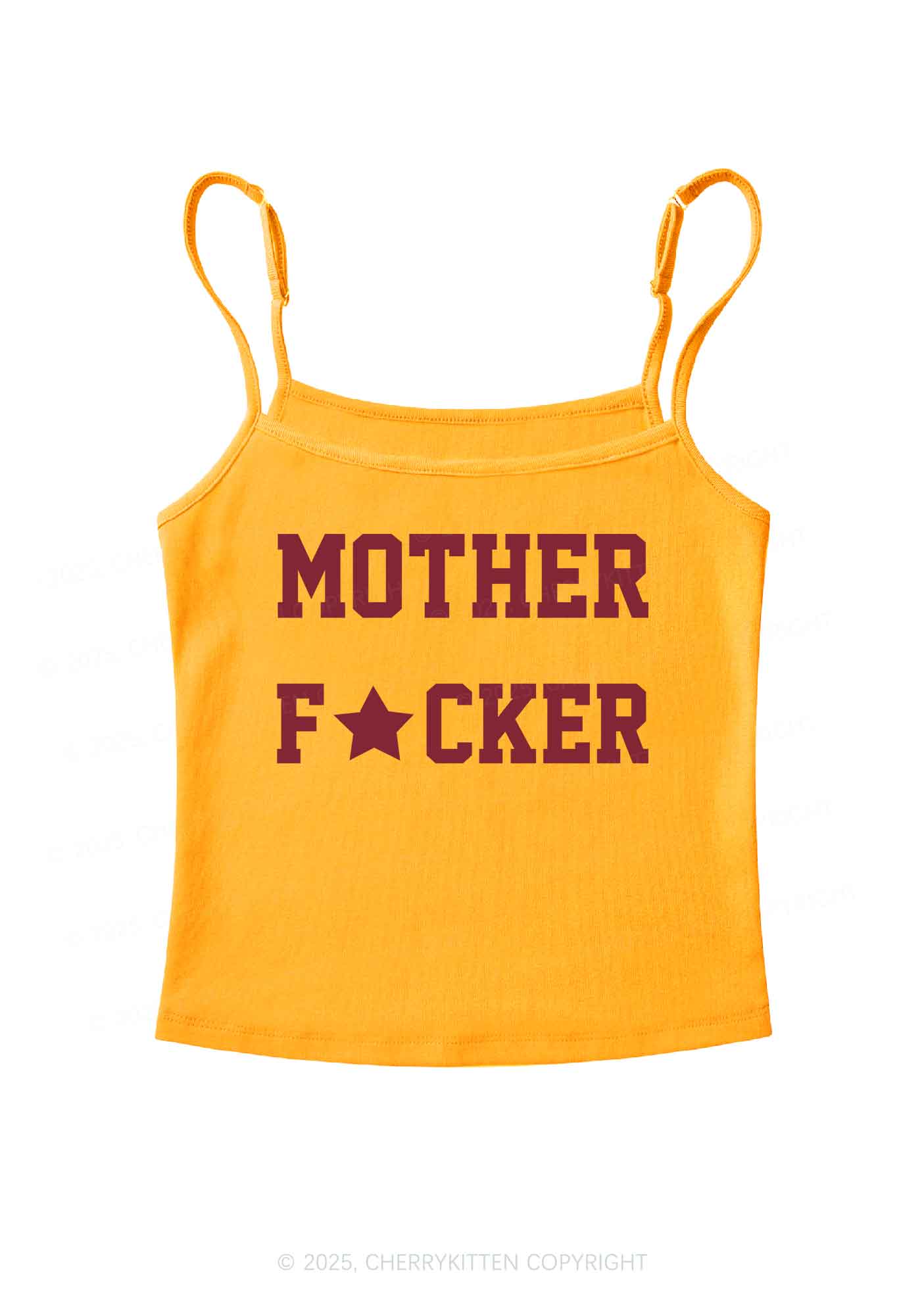 Motherfxcker Y2K Spaghetti Strap Cami Cherrykitten