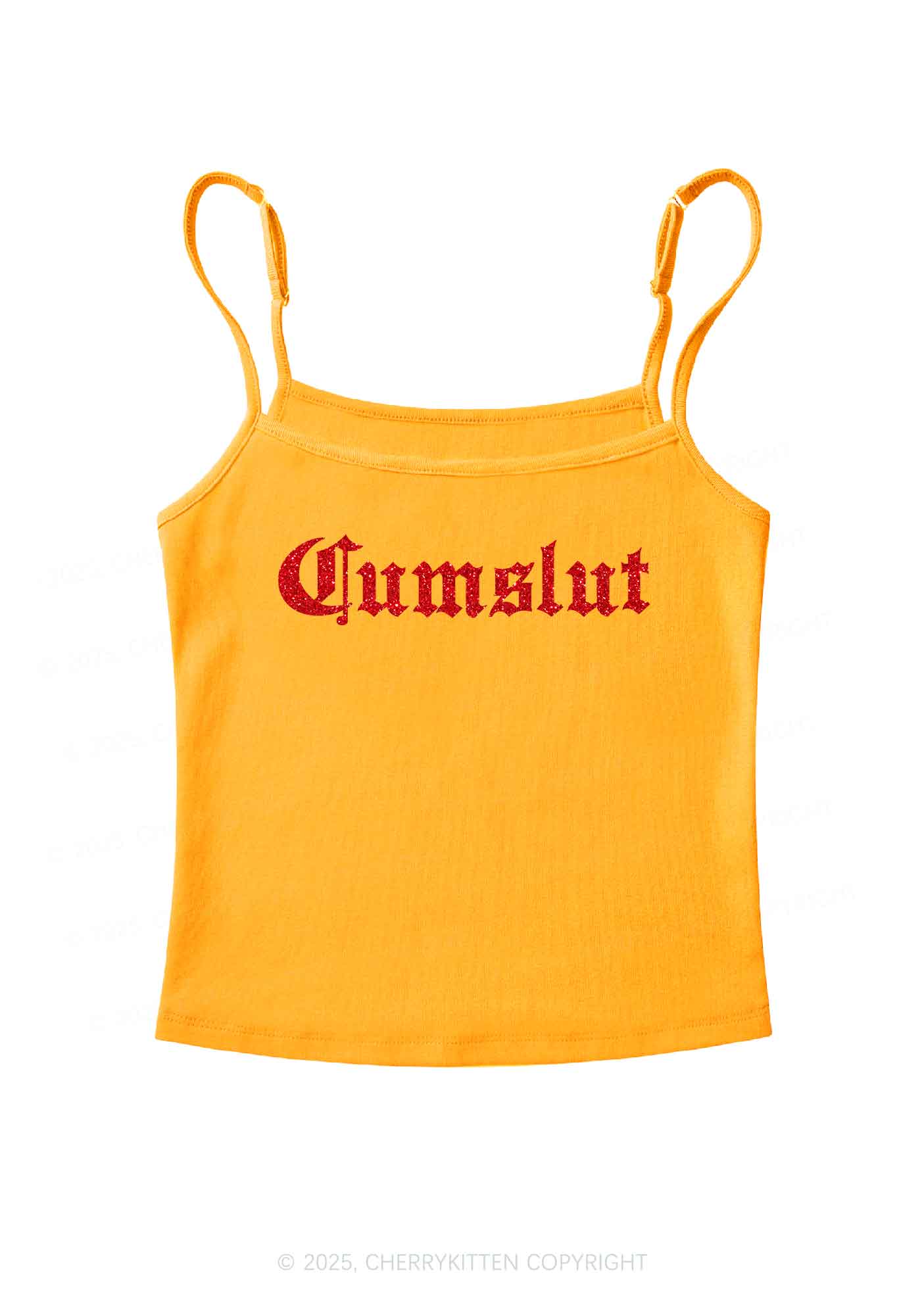 Cxmslxt Y2K Spaghetti Strap Cami Cherrykitten