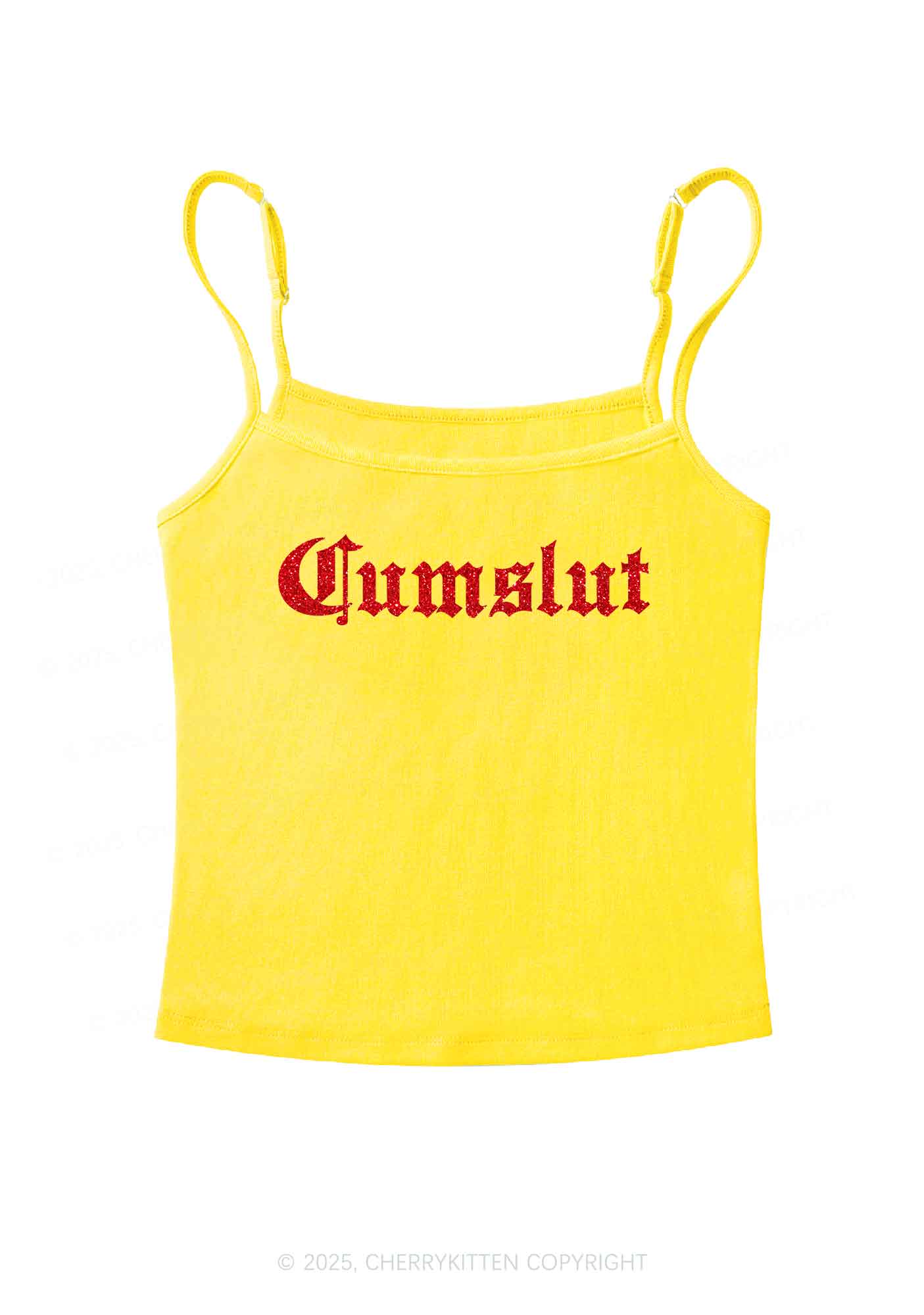 Cxmslxt Y2K Spaghetti Strap Cami Cherrykitten