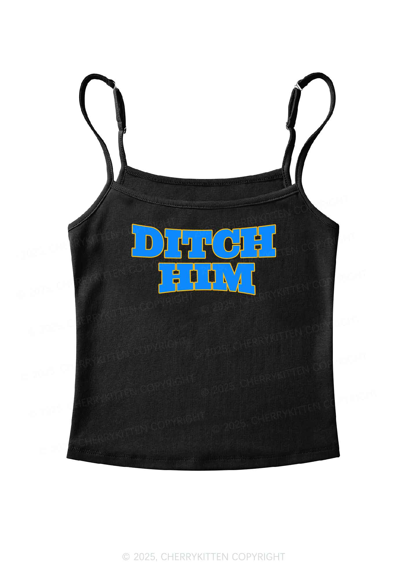 Ditch Him Pride Y2K Spaghetti Strap Cami Cherrykitten