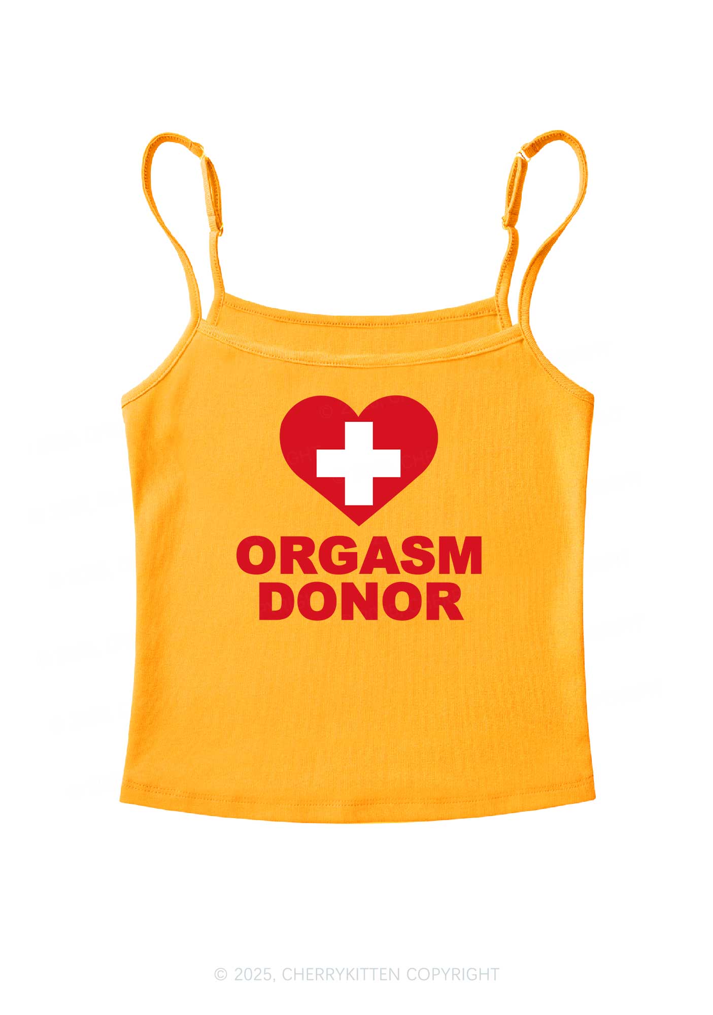 Orgxsm Donor Y2K Spaghetti Strap Cami Cherrykitten