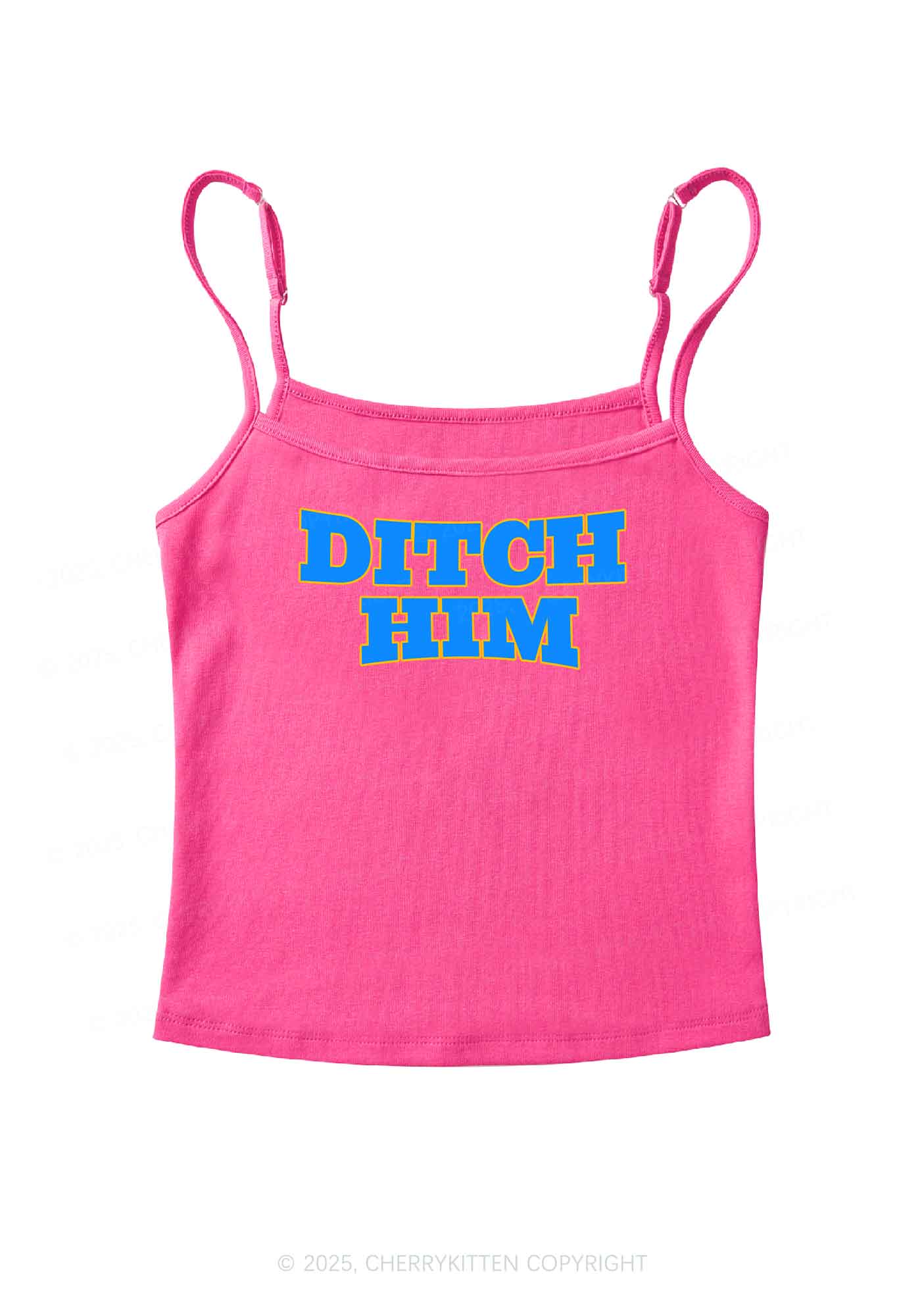 Ditch Him Pride Y2K Spaghetti Strap Cami Cherrykitten