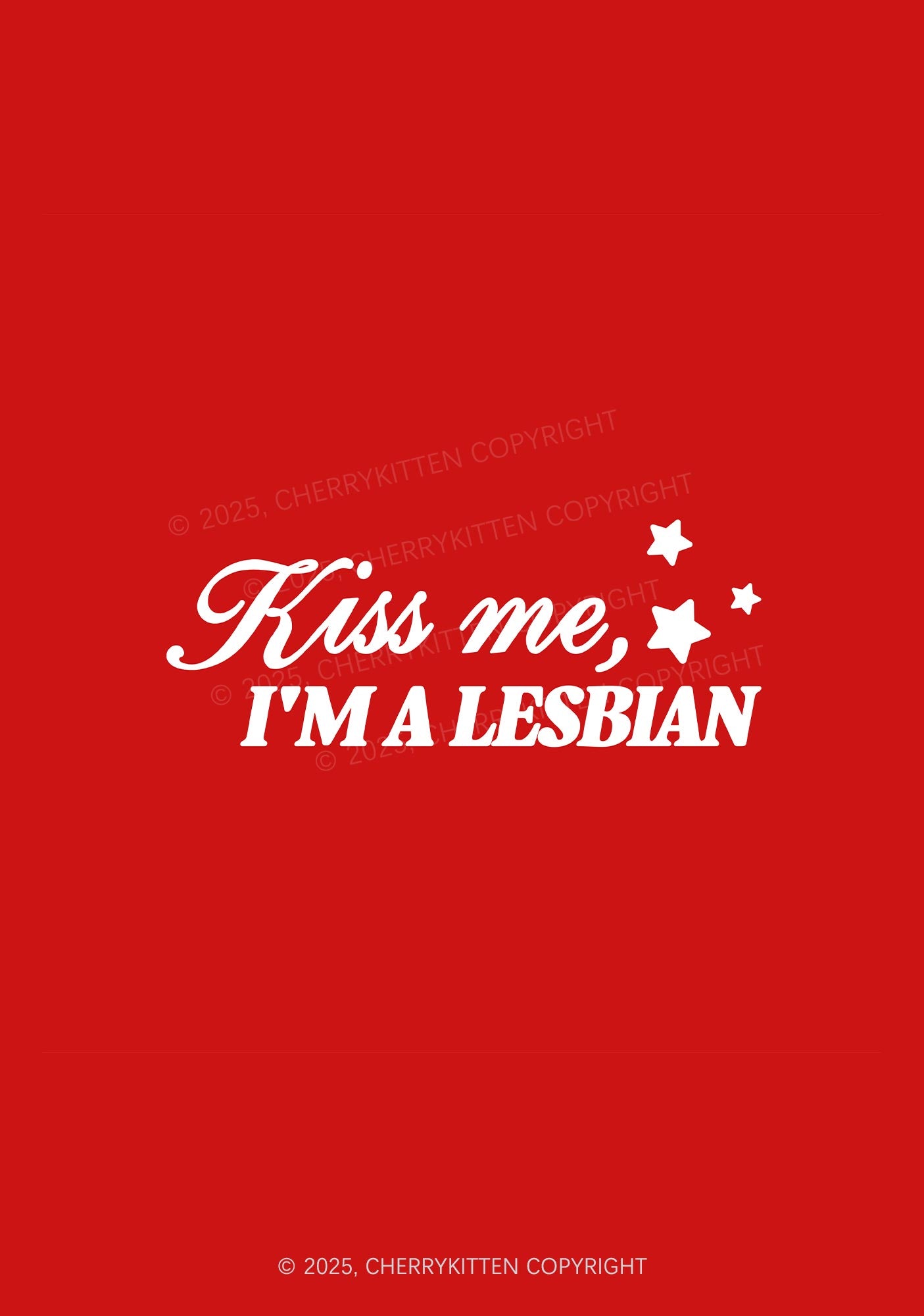 Kiss Me Im Lesbian Pride 1Pc Y2K Pin Badge Cherrykitten