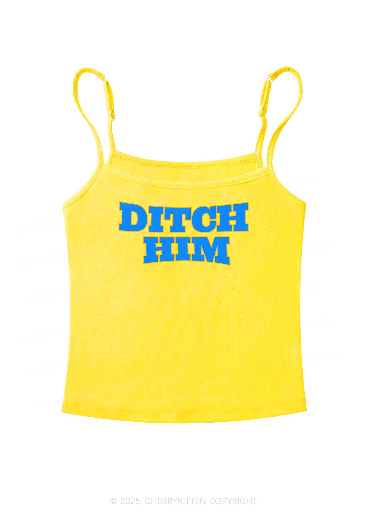 Ditch Him Pride Y2K Spaghetti Strap Cami Cherrykitten