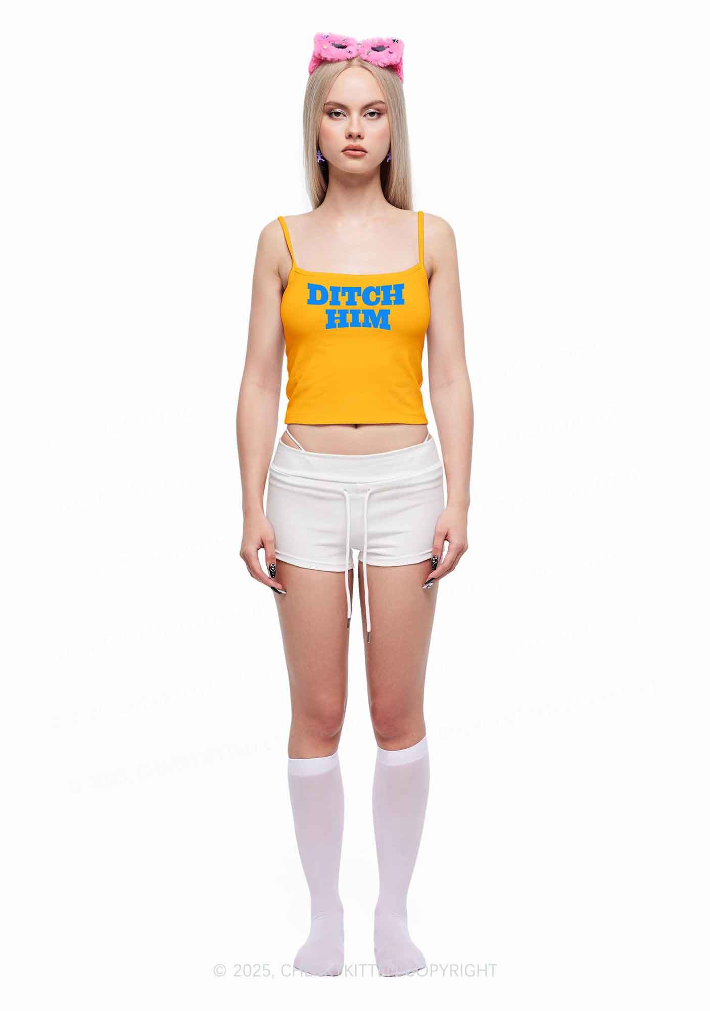 Ditch Him Pride Y2K Spaghetti Strap Cami Cherrykitten