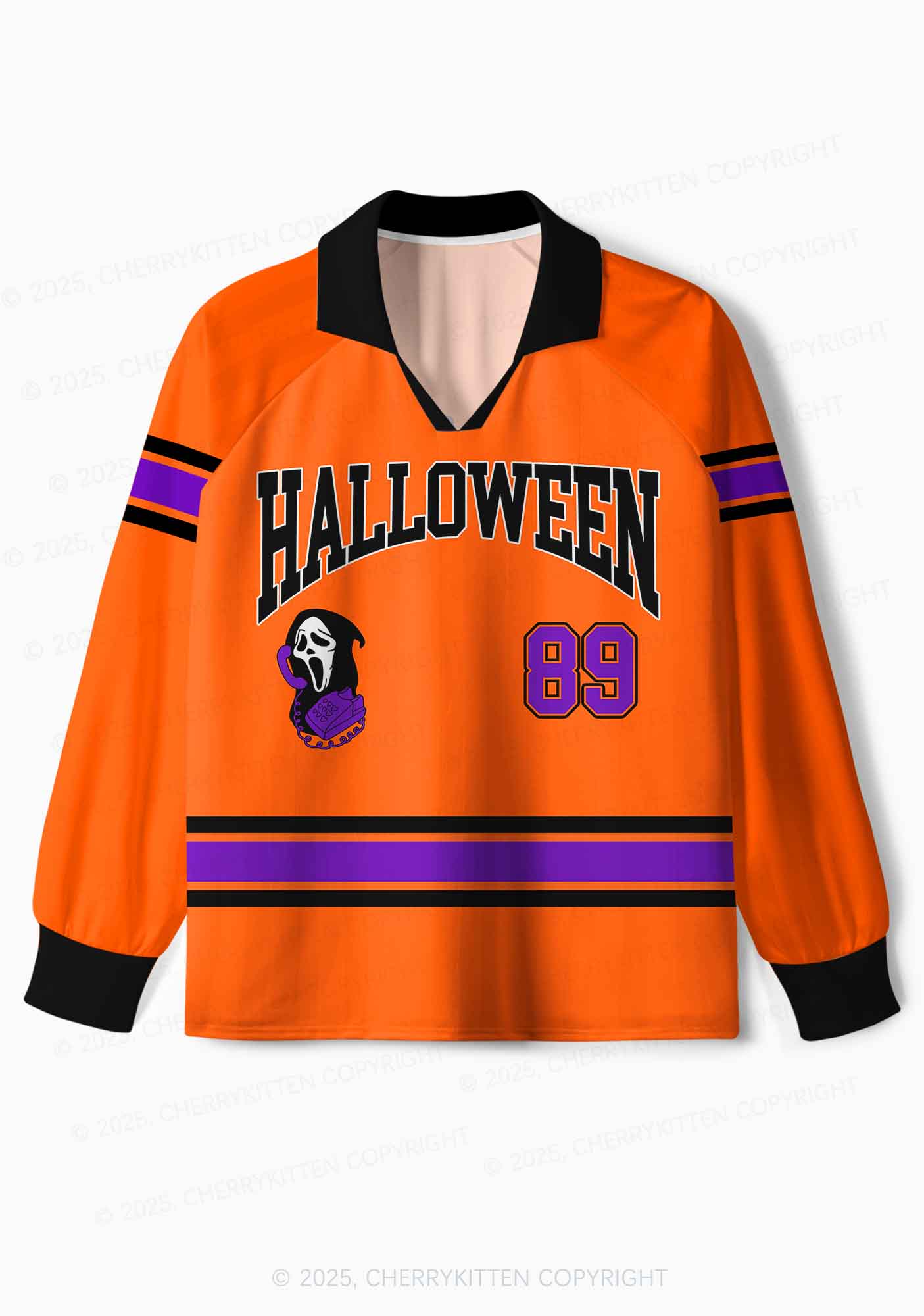 Halloween Custom Horror Hang Up Y2K Sport Long Sleeve Jersey Shirts Cherrykitten