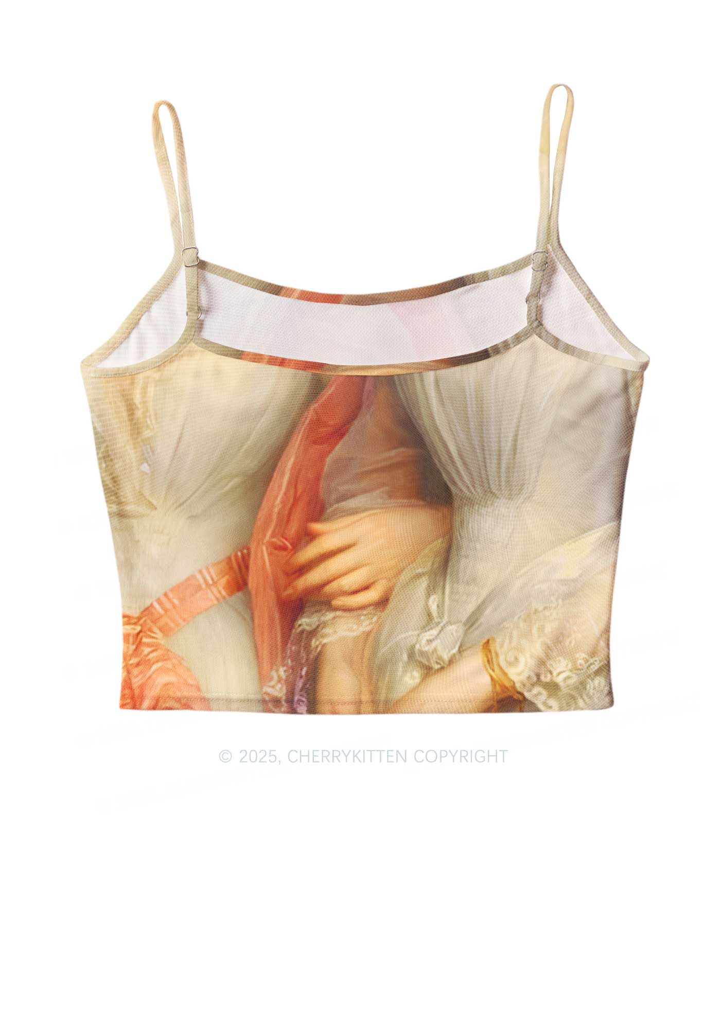 Sapphic Hands Pride Y2K Mesh Cami Tank Cherrykitten