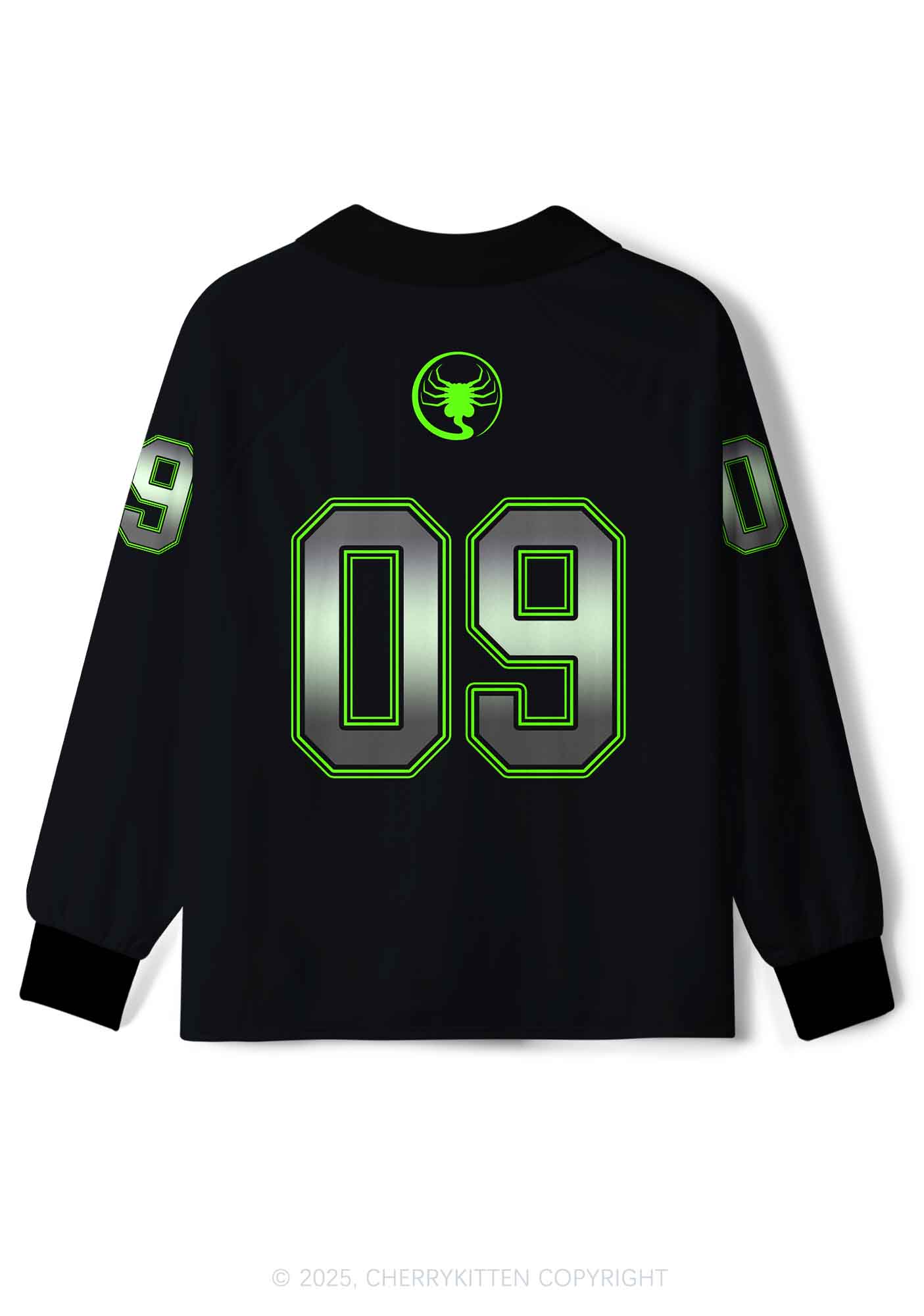 Custom Kitten And Girl Y2K Long Sleeve Sport Jersey Shirts Cherrykitten
