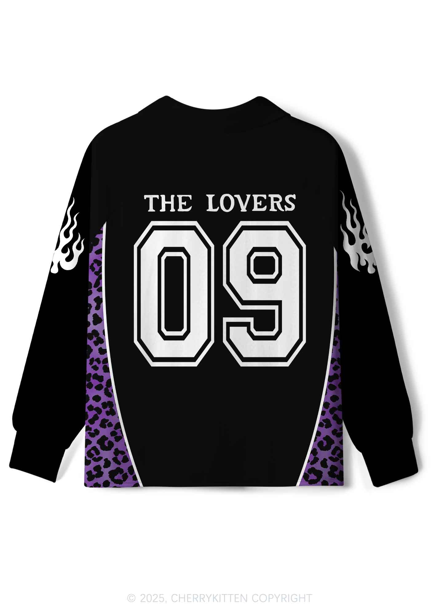 Custom Halloween Black The Lovers Y2K Long Sleeve Sport Jersey Shirts Cherrykitten