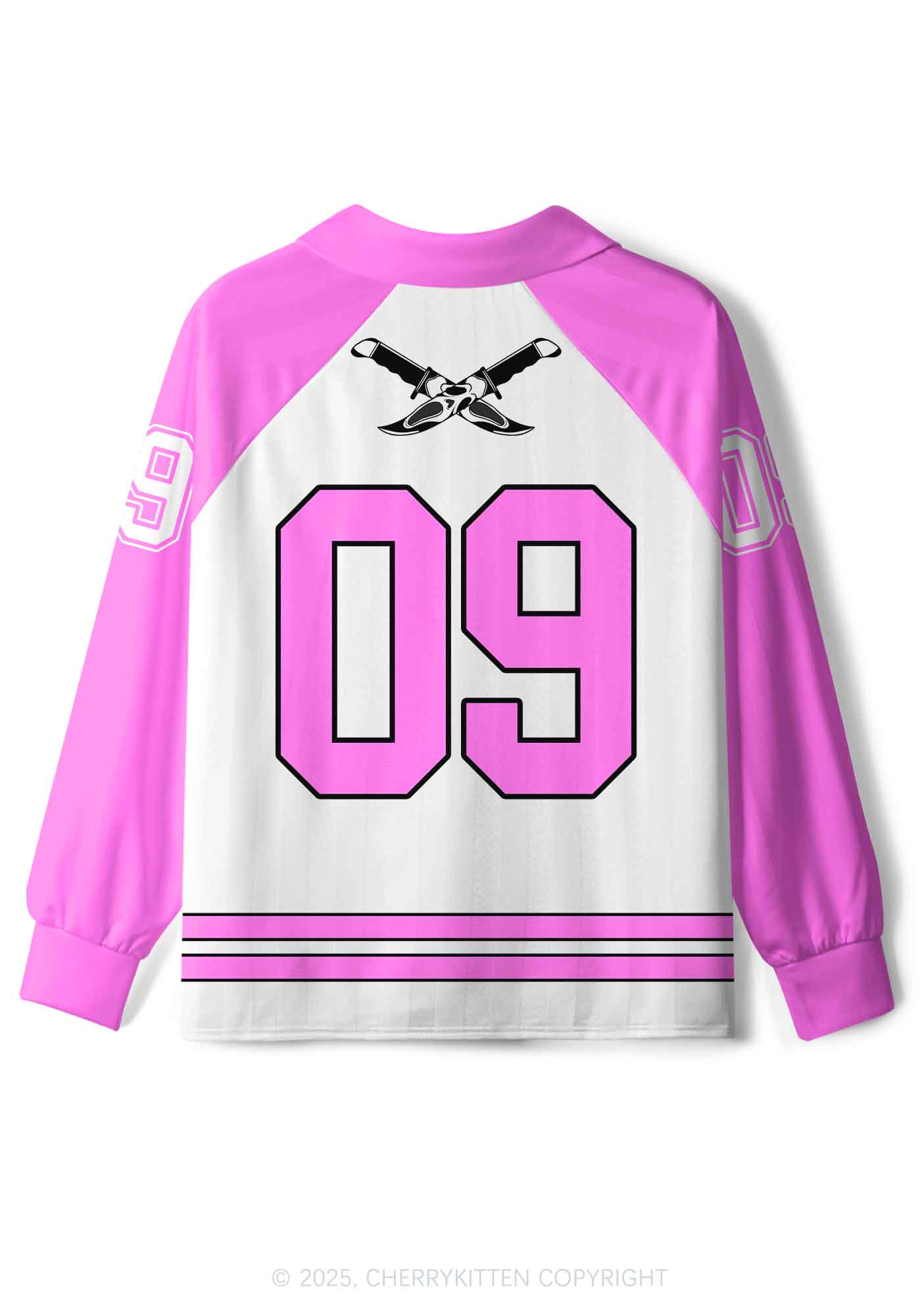 Custom Halloween Dont Kill Me Y2K Long Sleeve Sport Jersey Shirts Cherrykitten