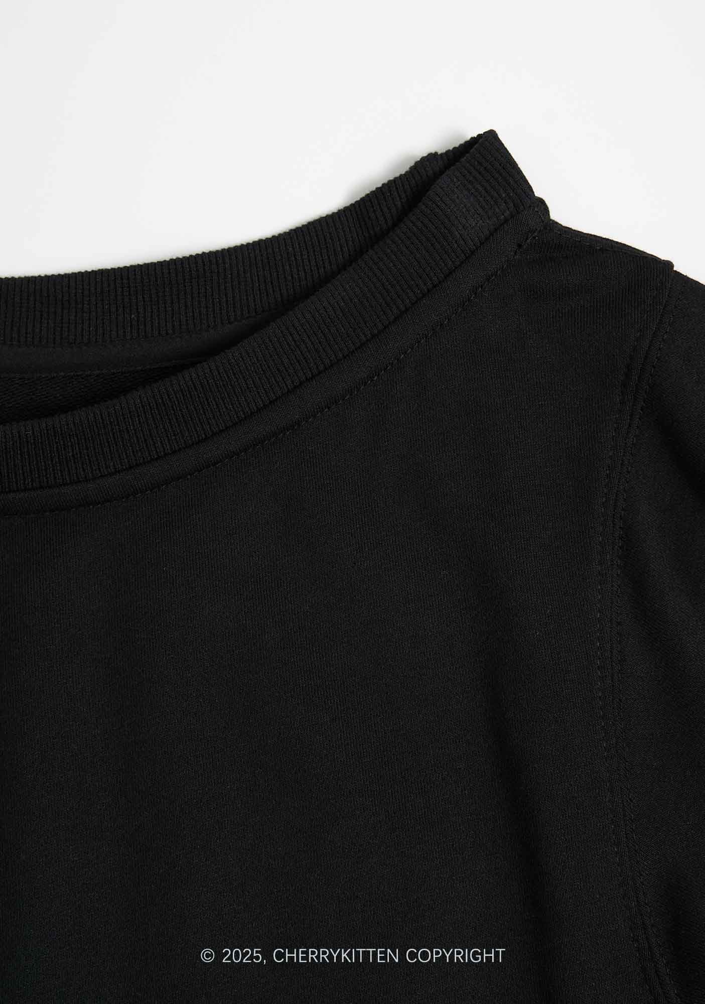 Cunting Season Y2K Off Shoulder Sweatshirts Cherrykitten